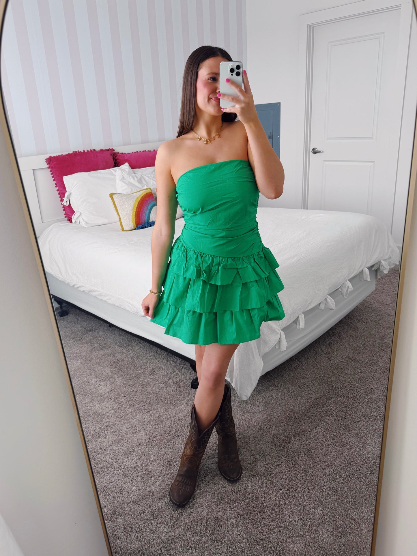 Make Your Mark Ruffle Dress