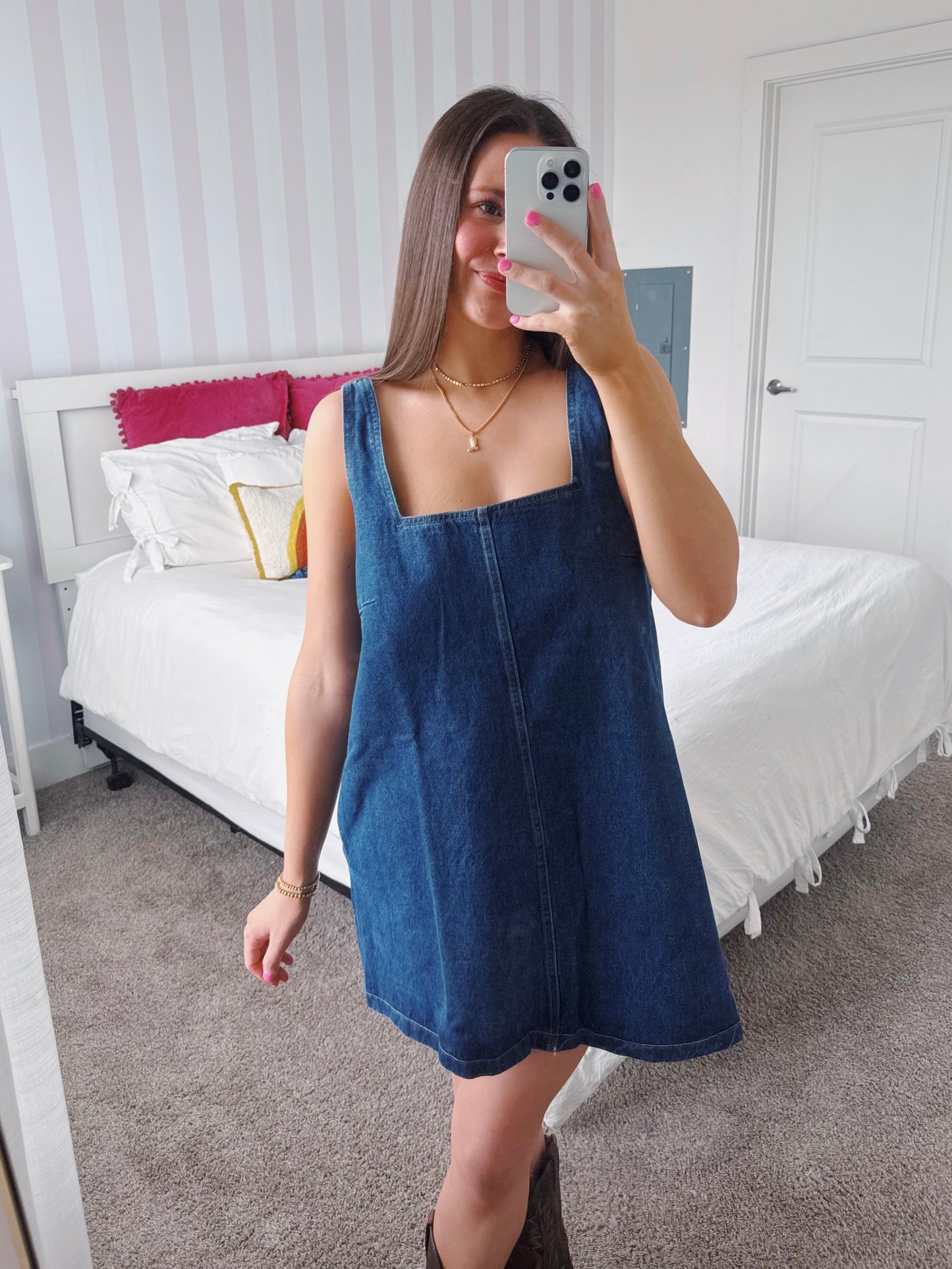 Long Live Cowgirls Denim Dress