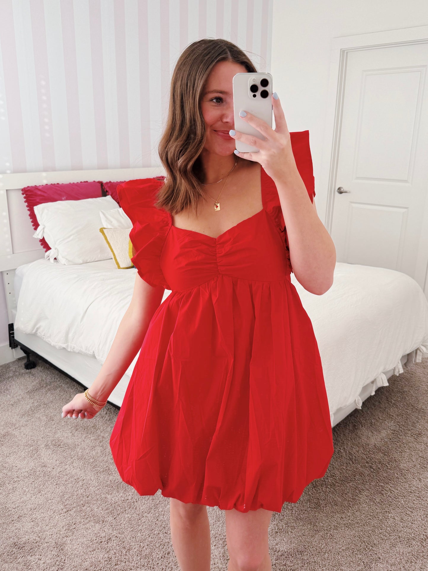 Candy Apple Bubble Dress