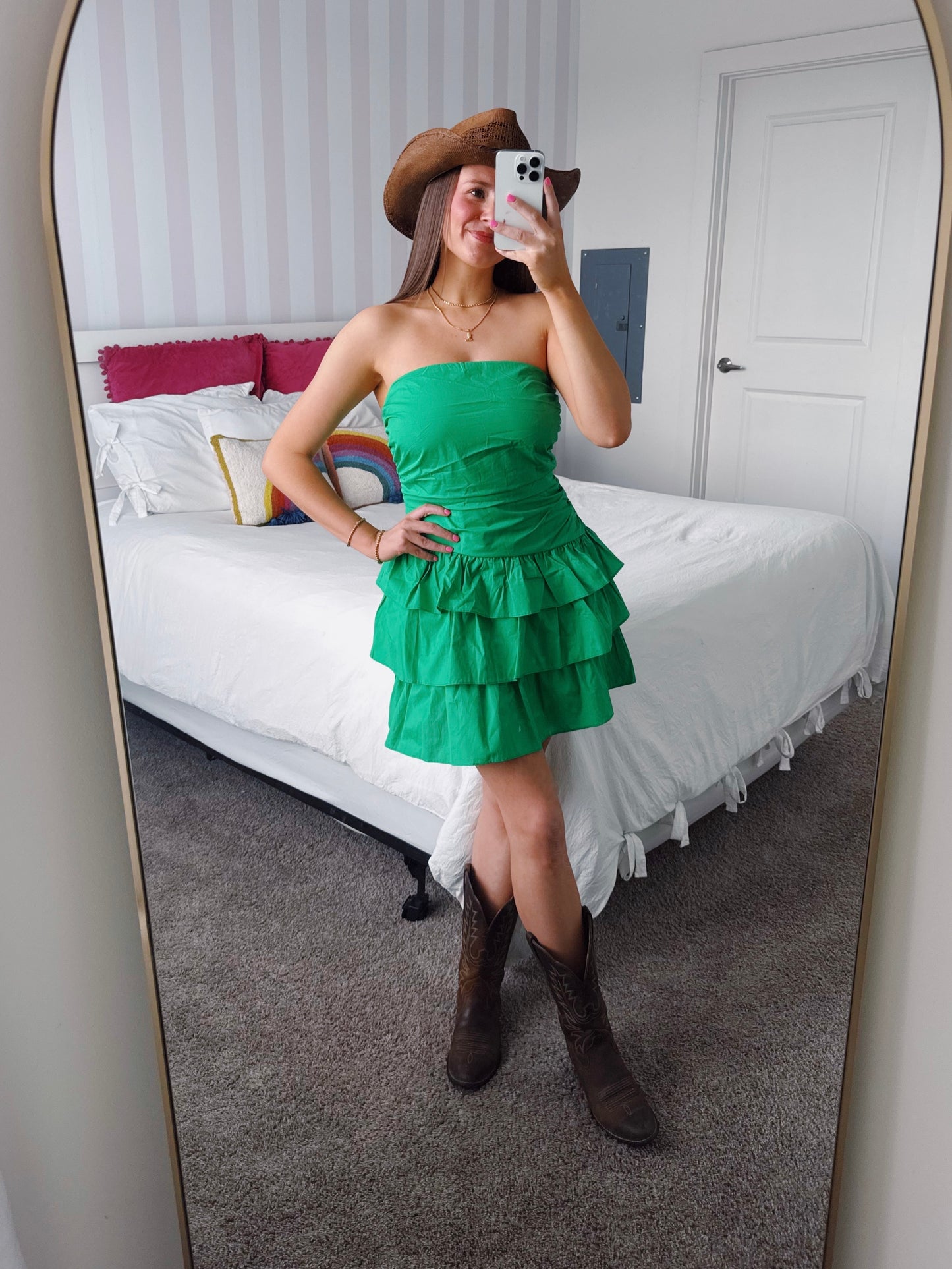 Make Your Mark Ruffle Dress