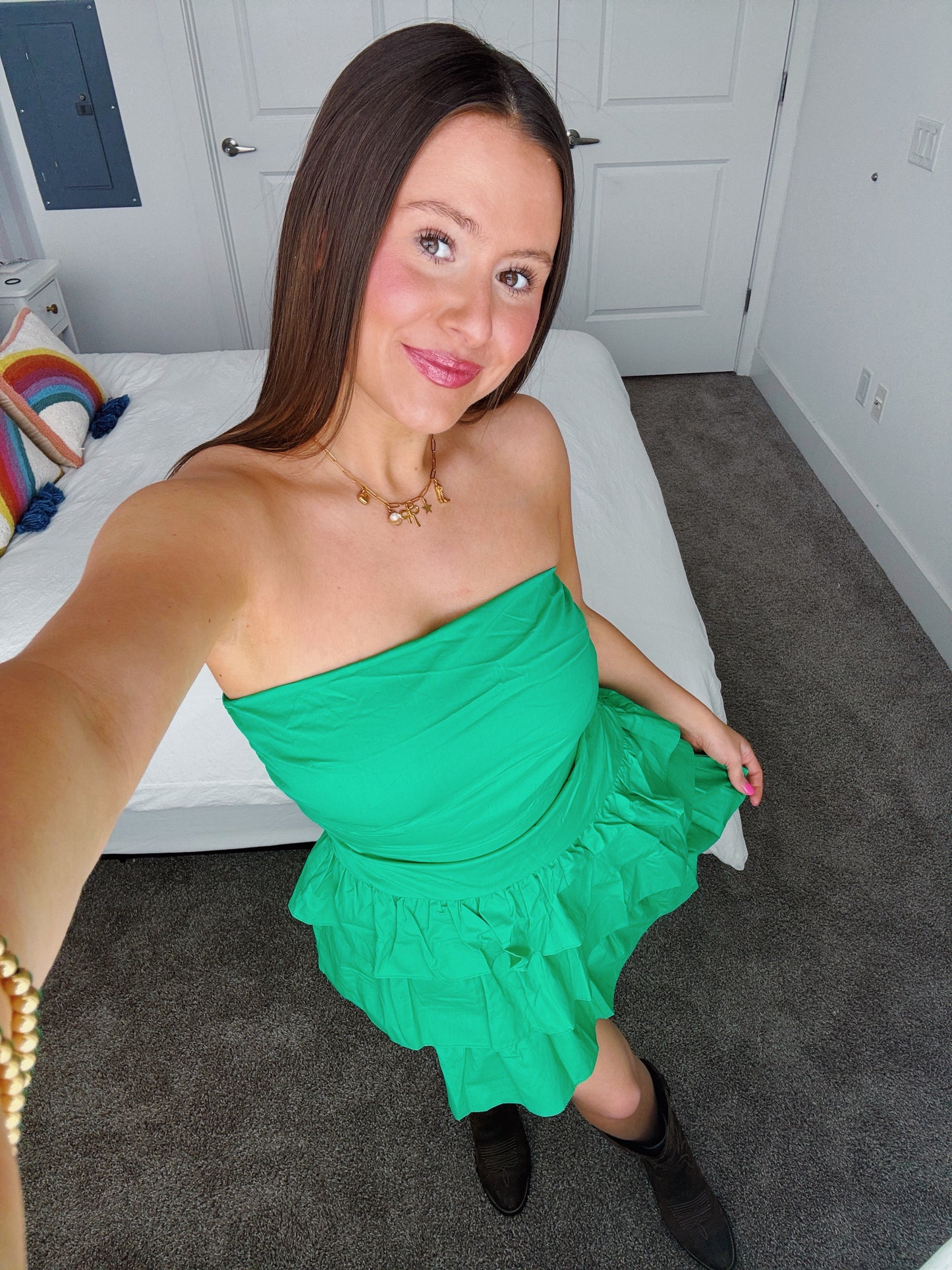 Make Your Mark Ruffle Dress