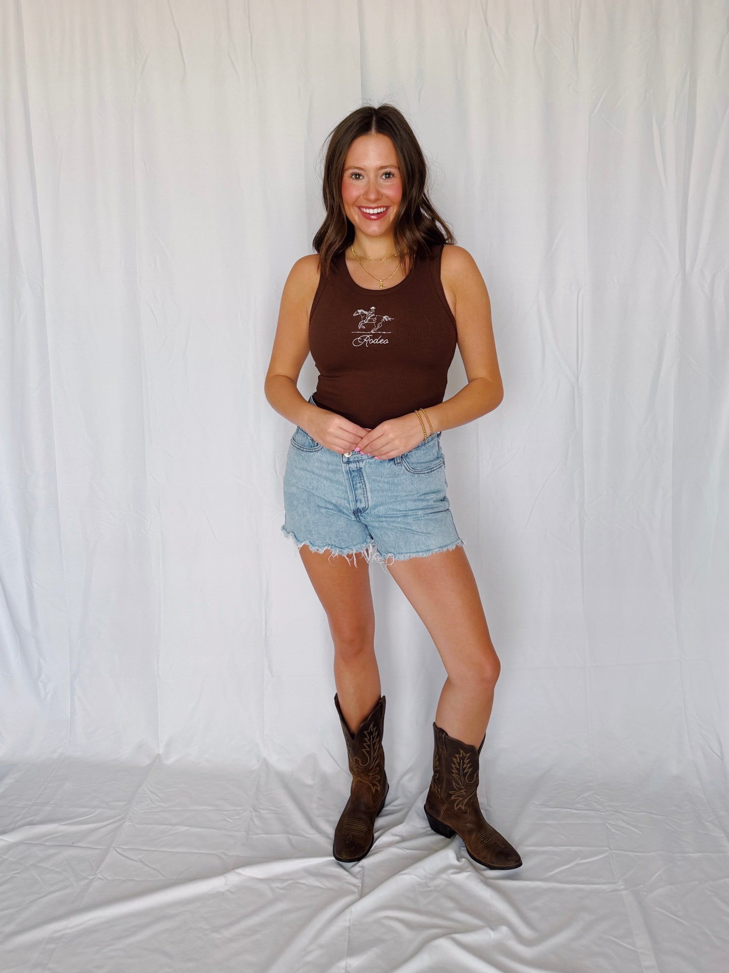 God's Country Embroidered Rodeo Tank