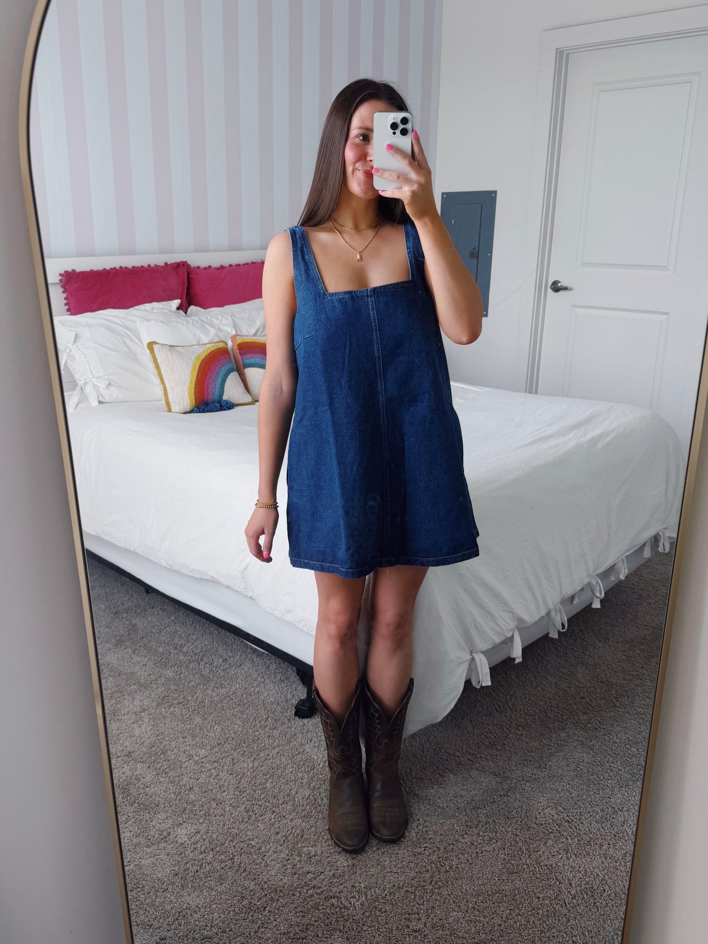 Long Live Cowgirls Denim Dress