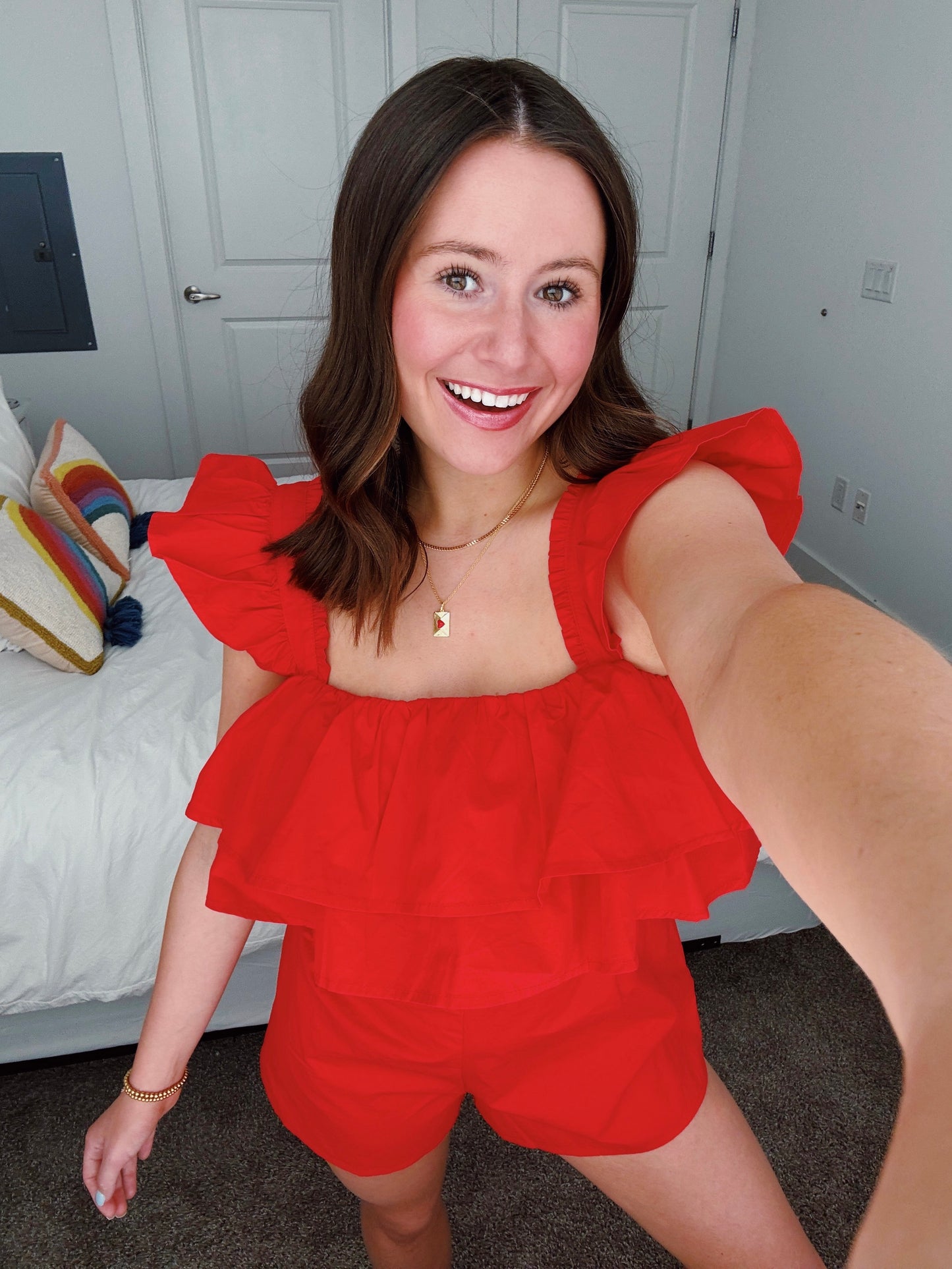 Perfect Picnic Ruffle Romper