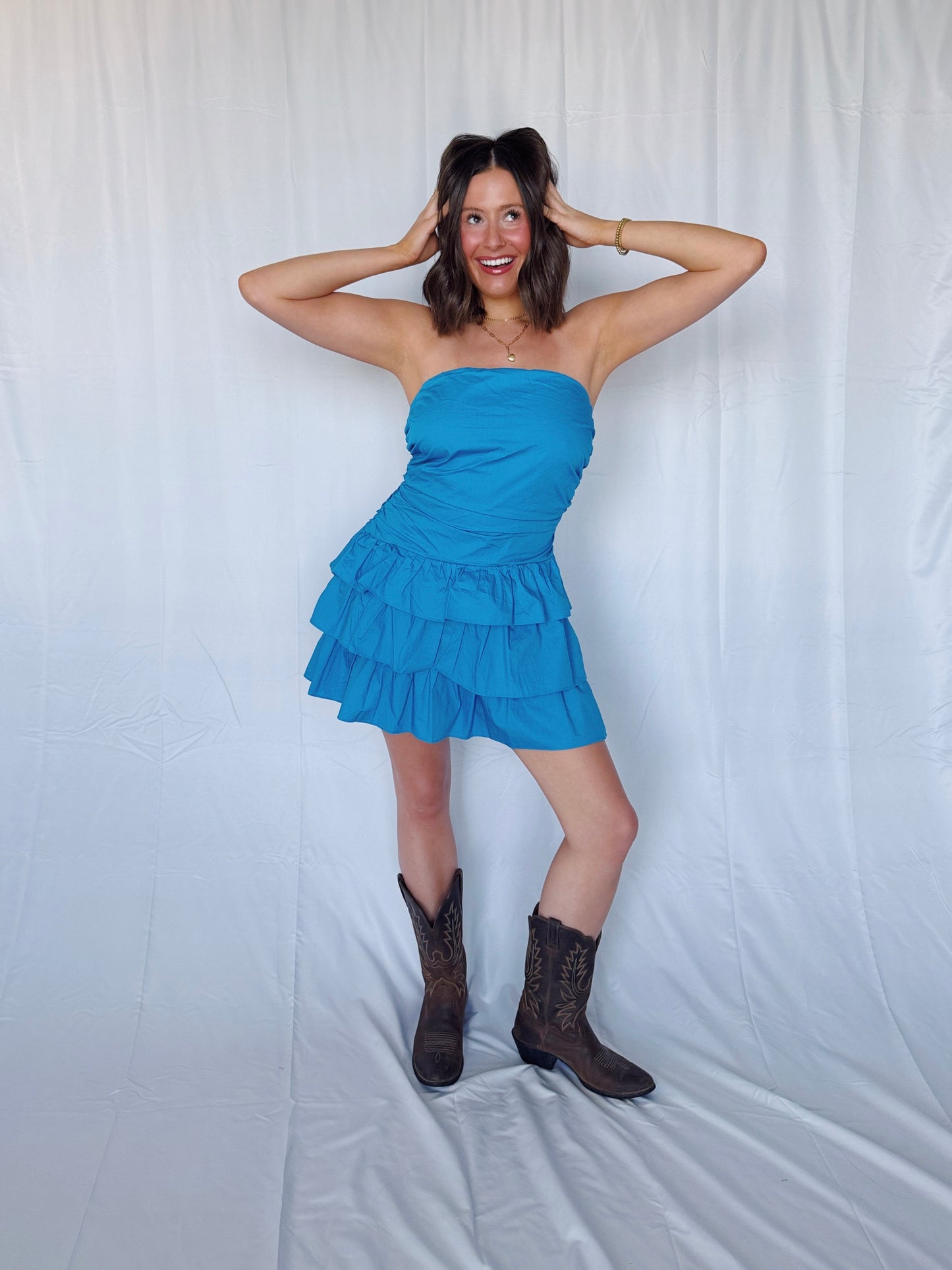 Make Your Mark Ruffle Dress