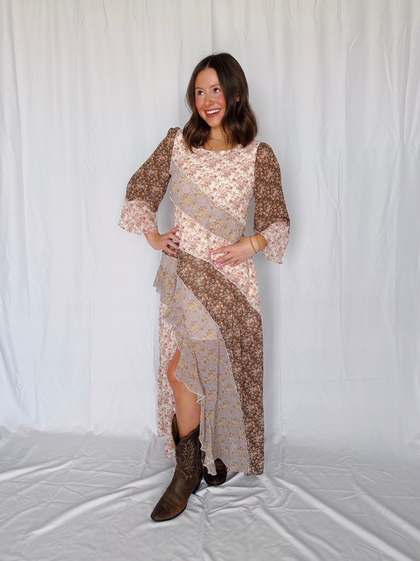 Golden Hour Floral Maxi Dress