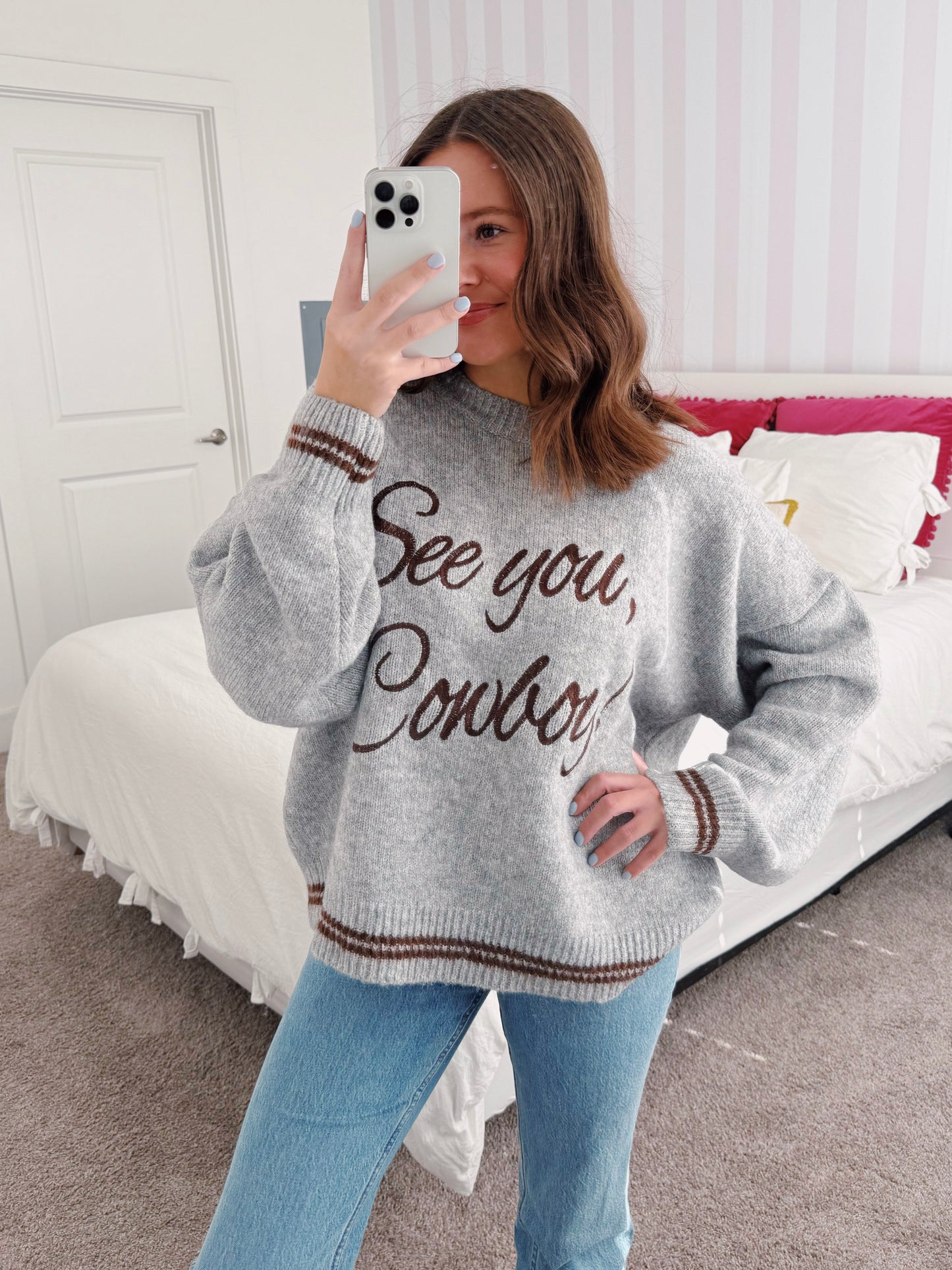 See You Cowboy Sweater