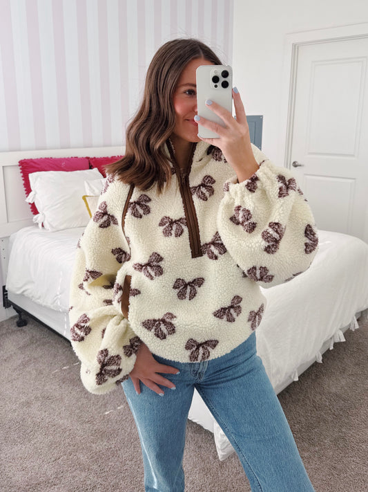 Wrapped in Warmth Fleece Henley Pullover