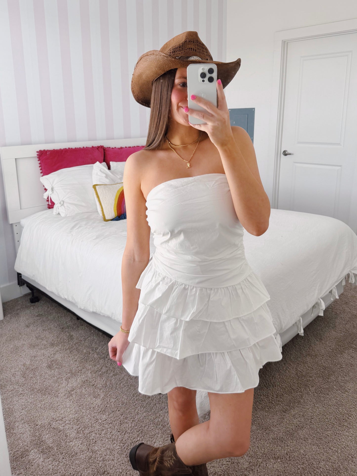Make Your Mark Ruffle Dress