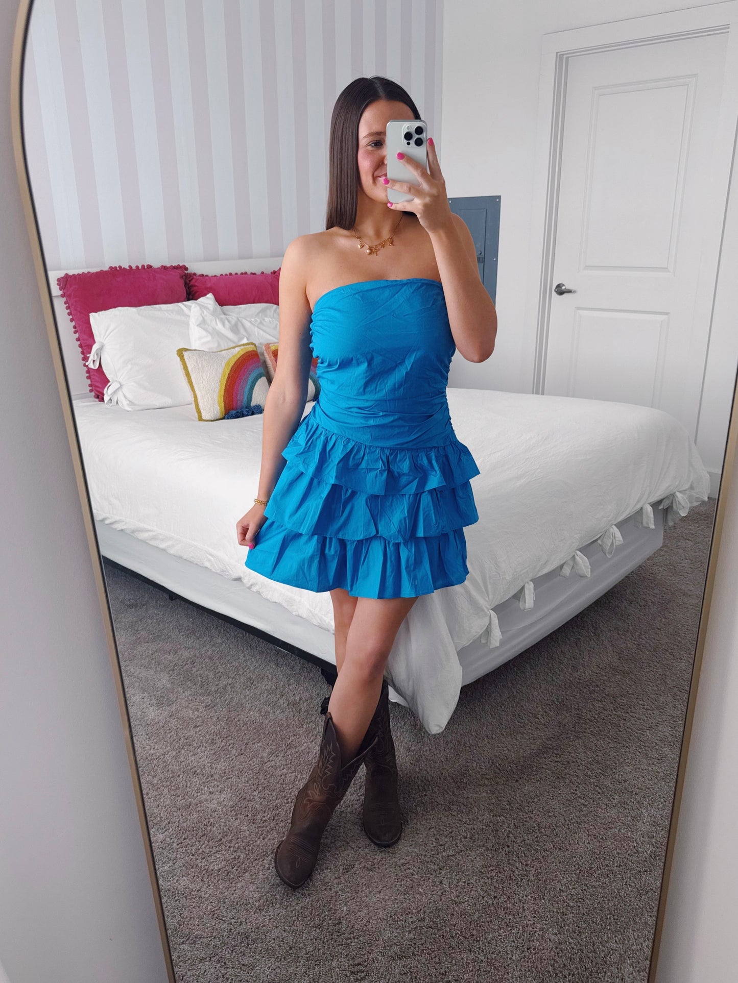 Make Your Mark Ruffle Dress