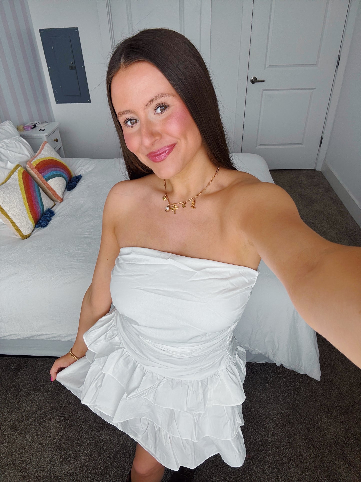 Make Your Mark Ruffle Dress