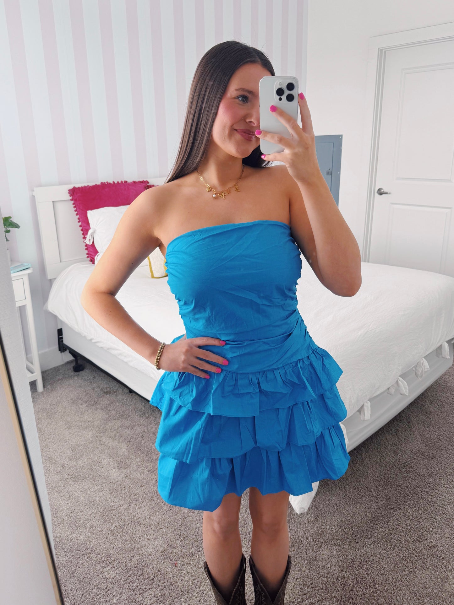 Make Your Mark Ruffle Dress