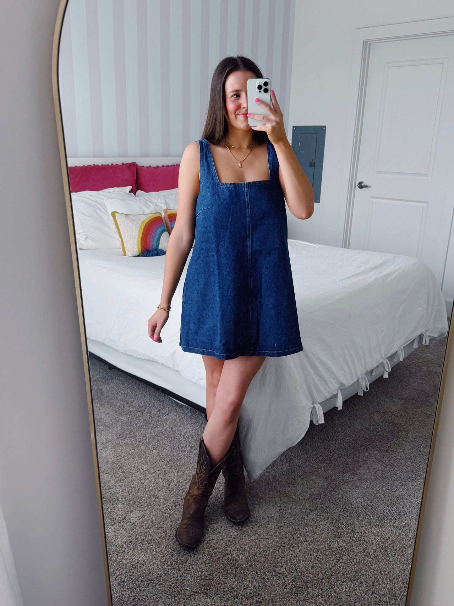 Long Live Cowgirls Denim Dress
