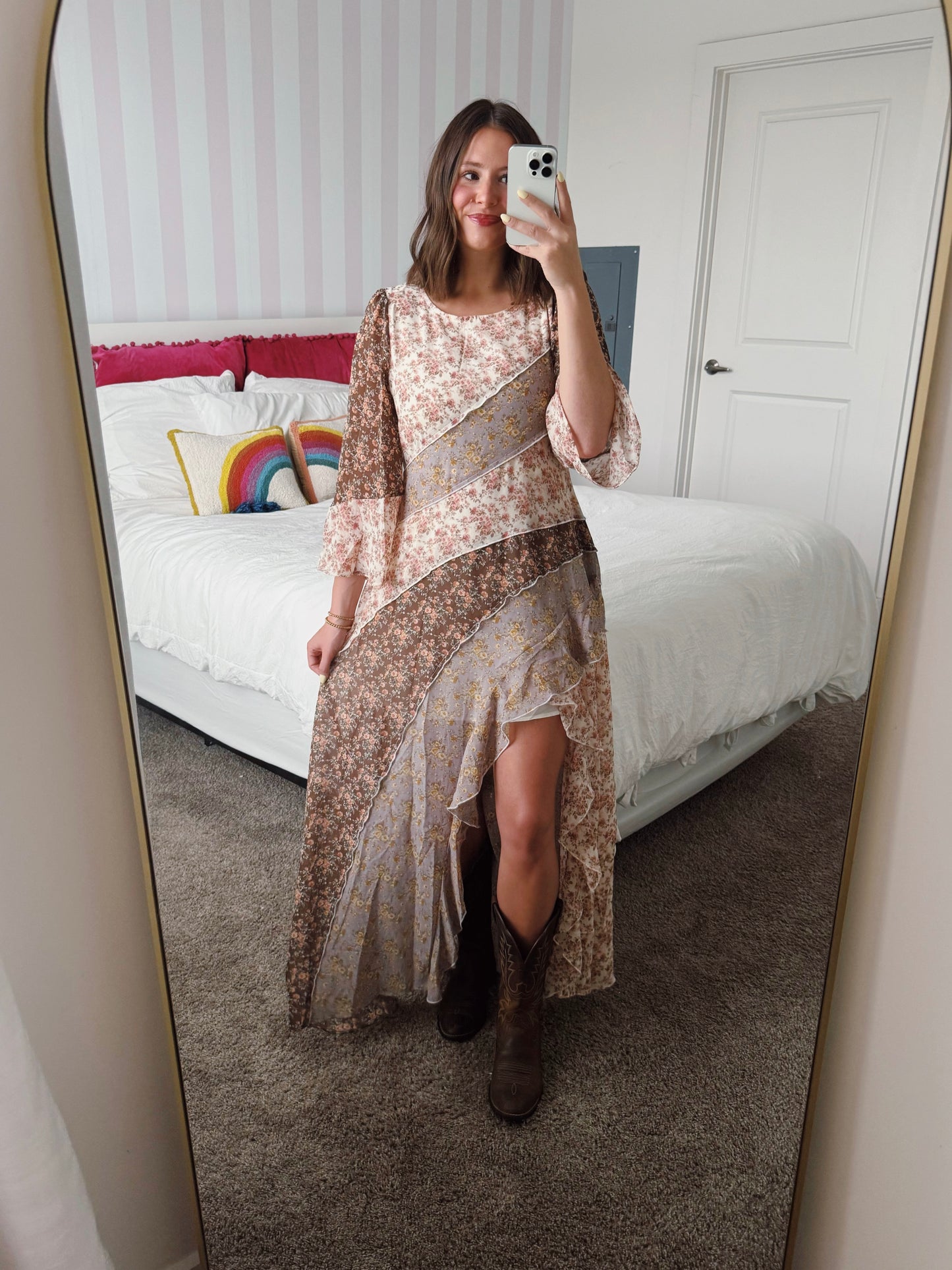 Golden Hour Floral Maxi Dress