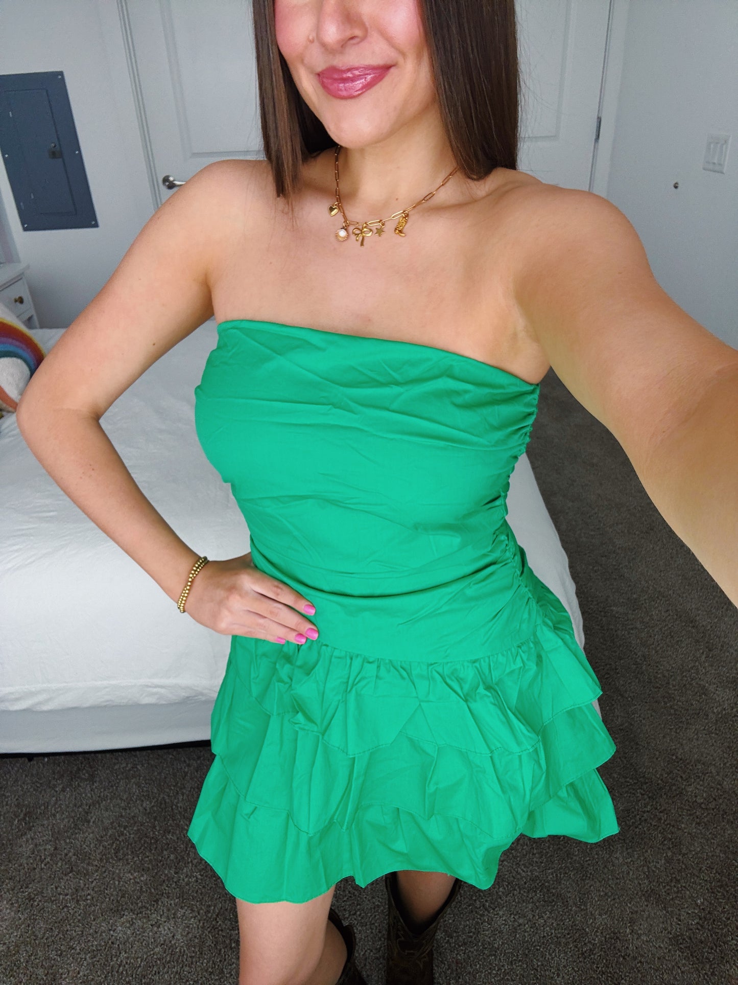 Make Your Mark Ruffle Dress