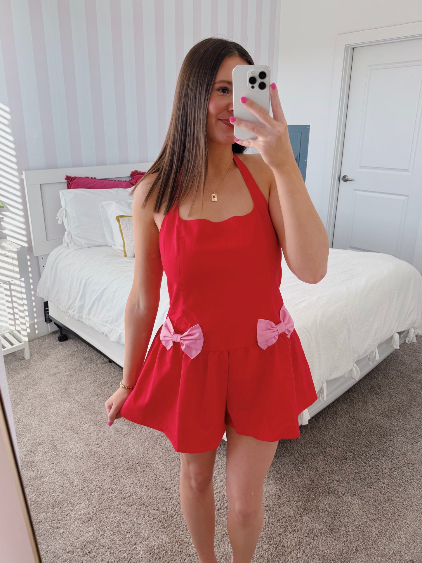 Watermelon Sugar Bow Romper