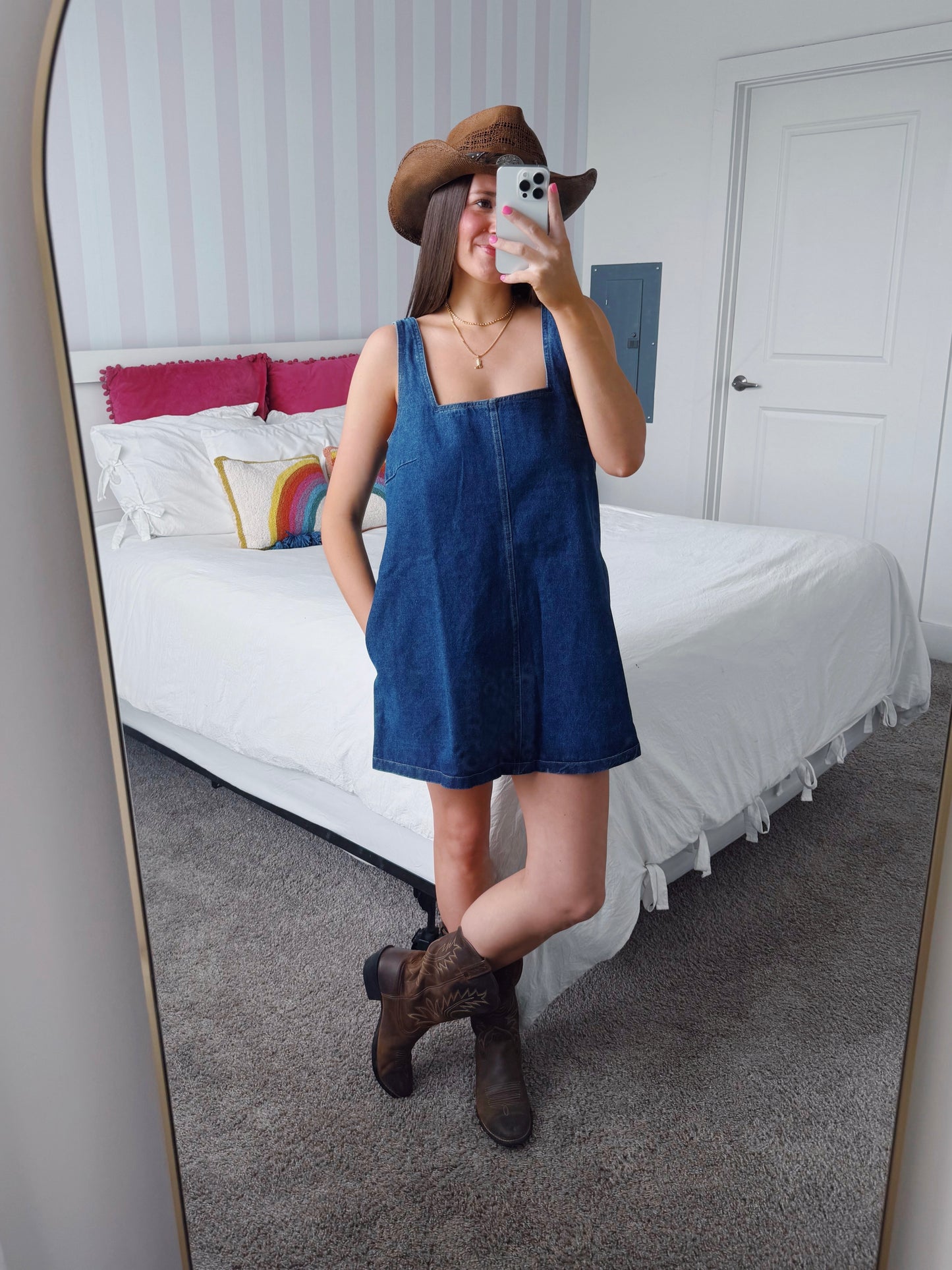Long Live Cowgirls Denim Dress