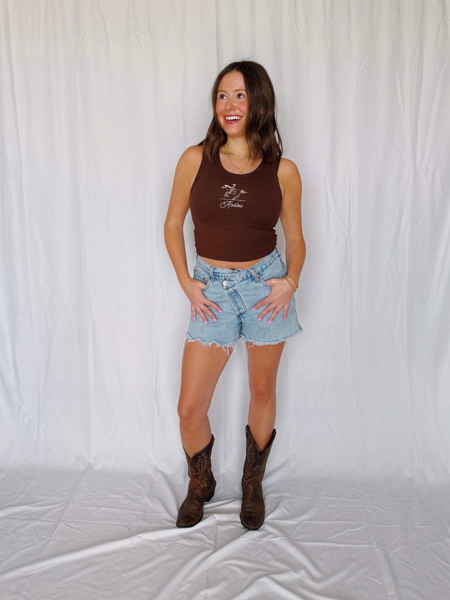 God's Country Embroidered Rodeo Tank