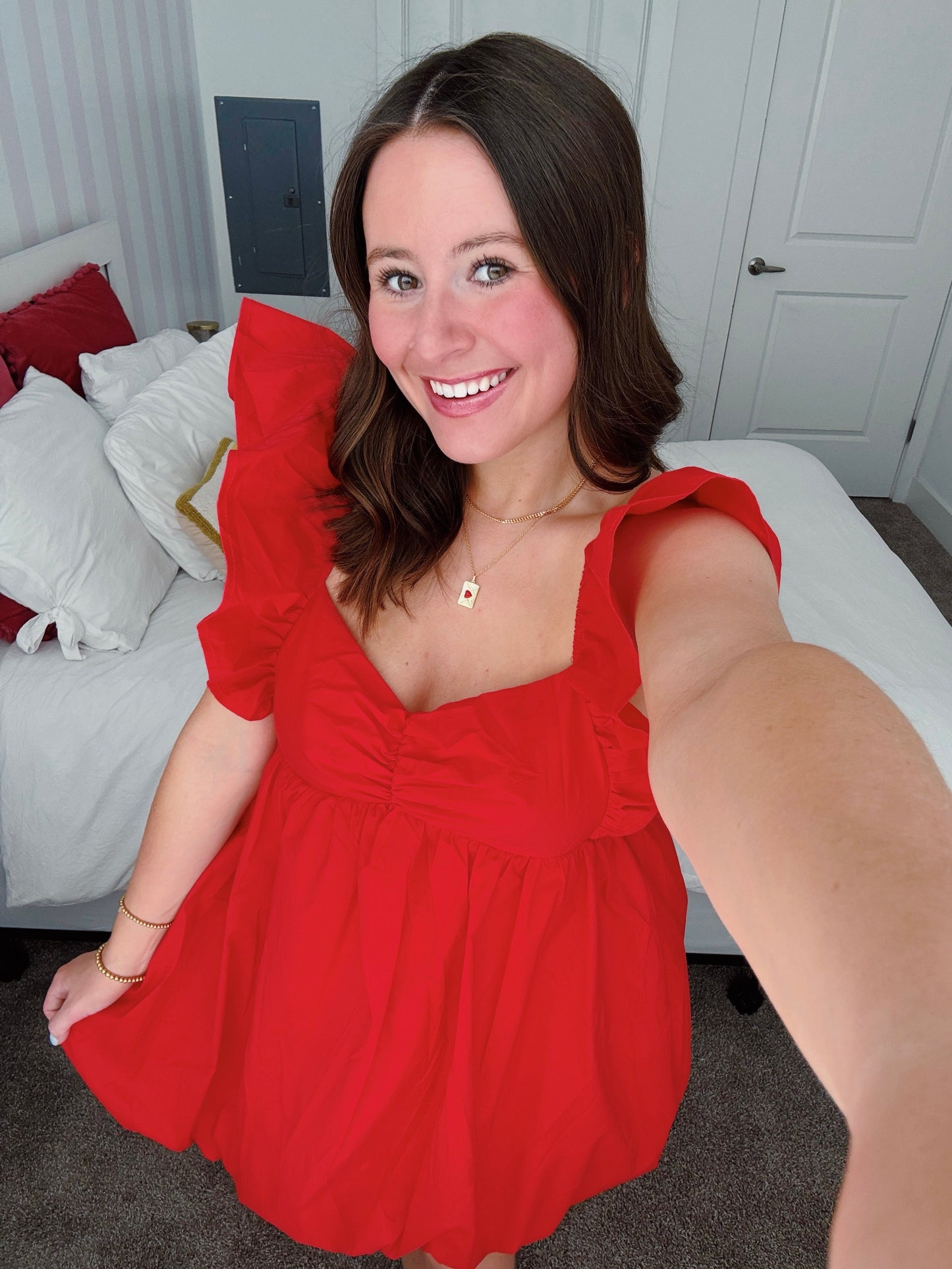 Candy Apple Bubble Dress