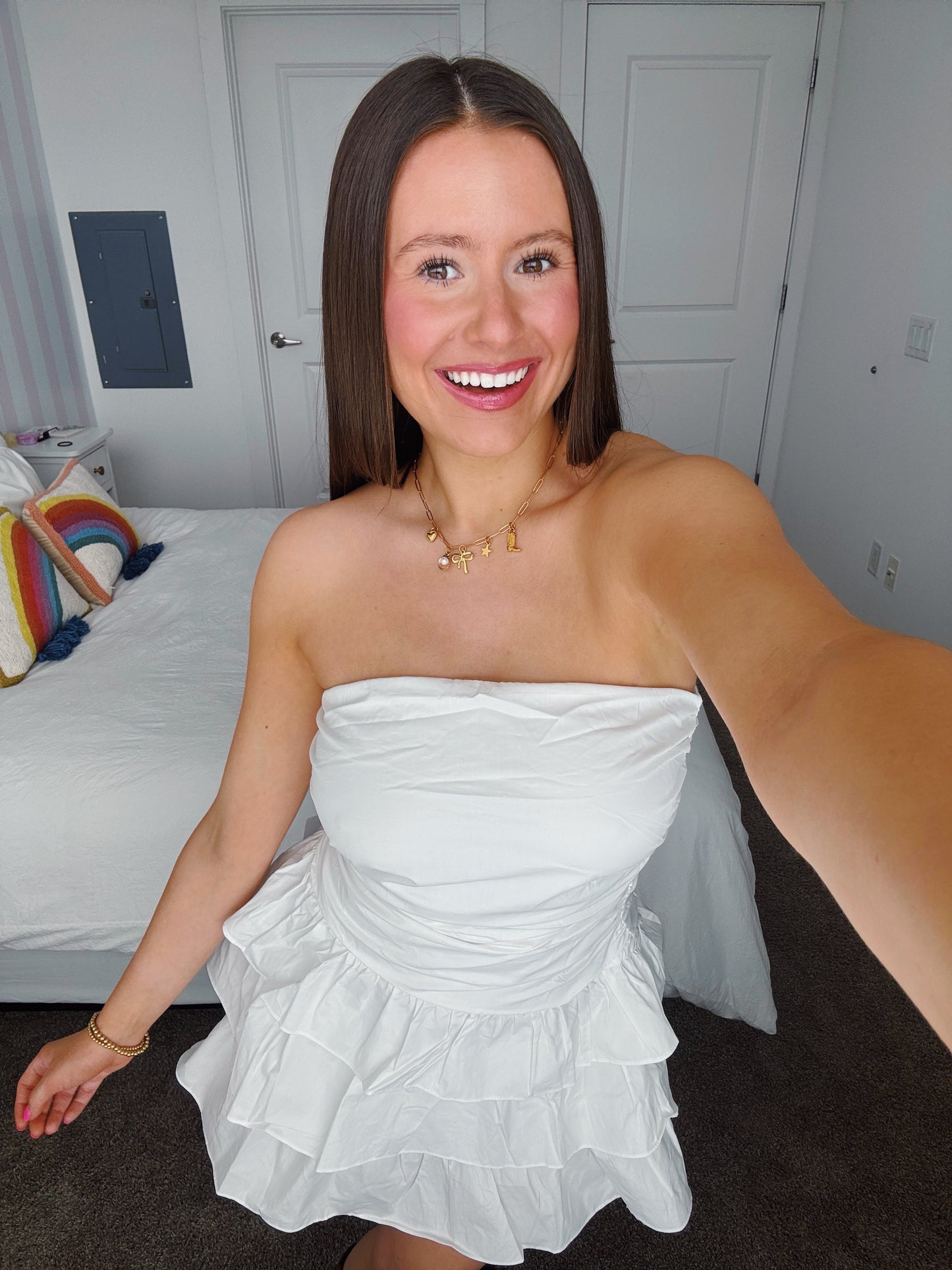 Make Your Mark Ruffle Dress