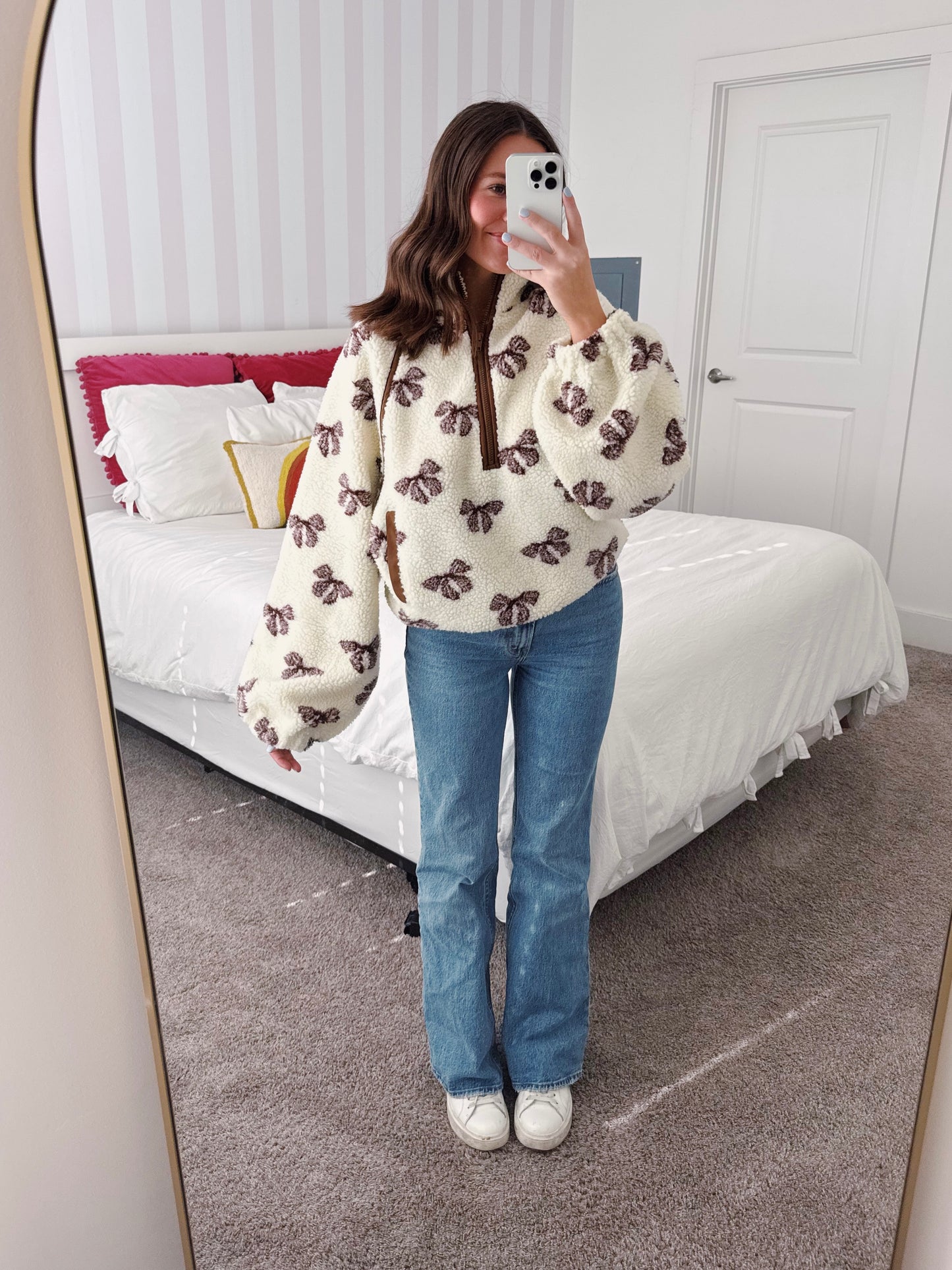 Wrapped in Warmth Fleece Henley Pullover