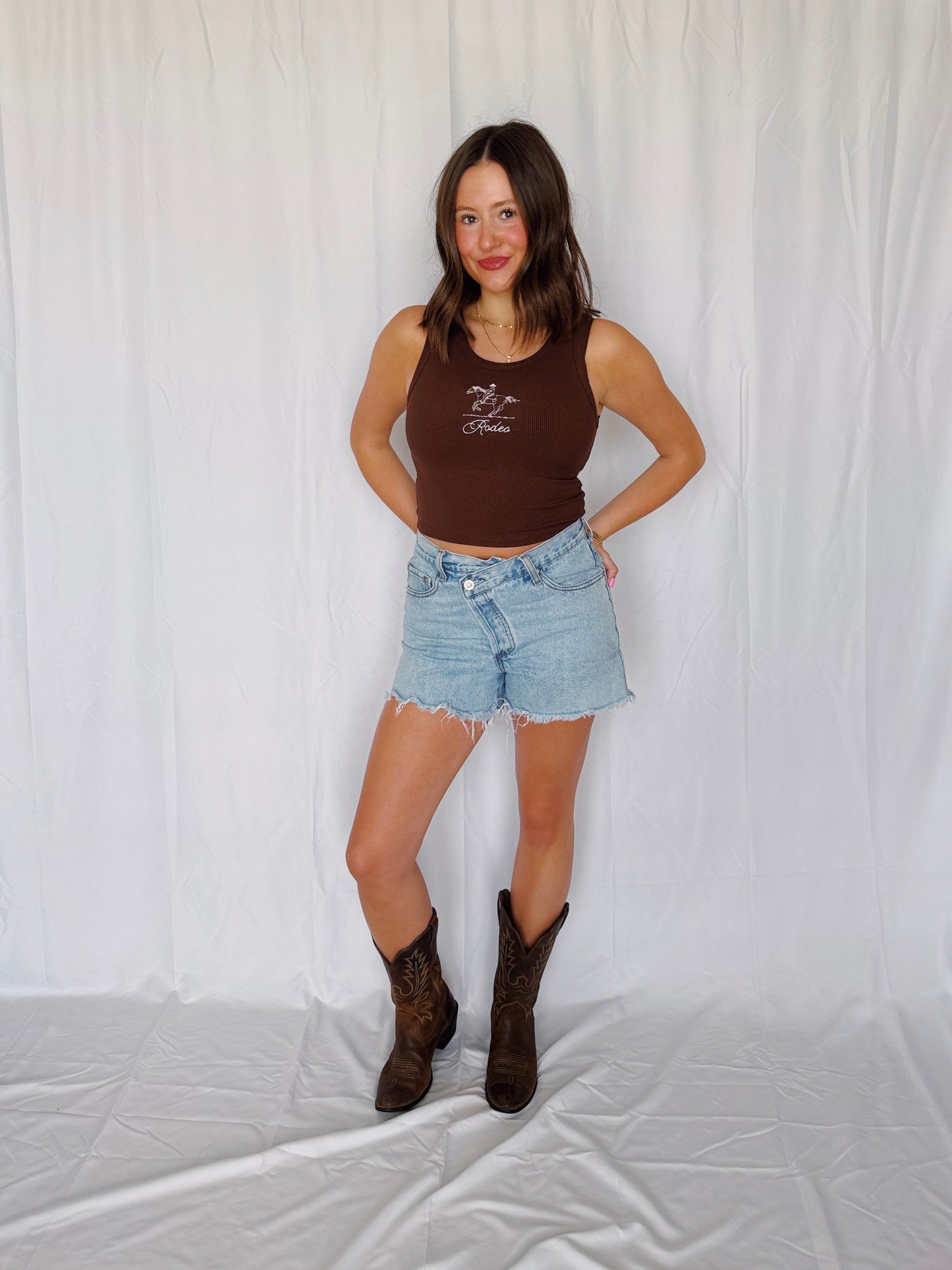 God's Country Embroidered Rodeo Tank