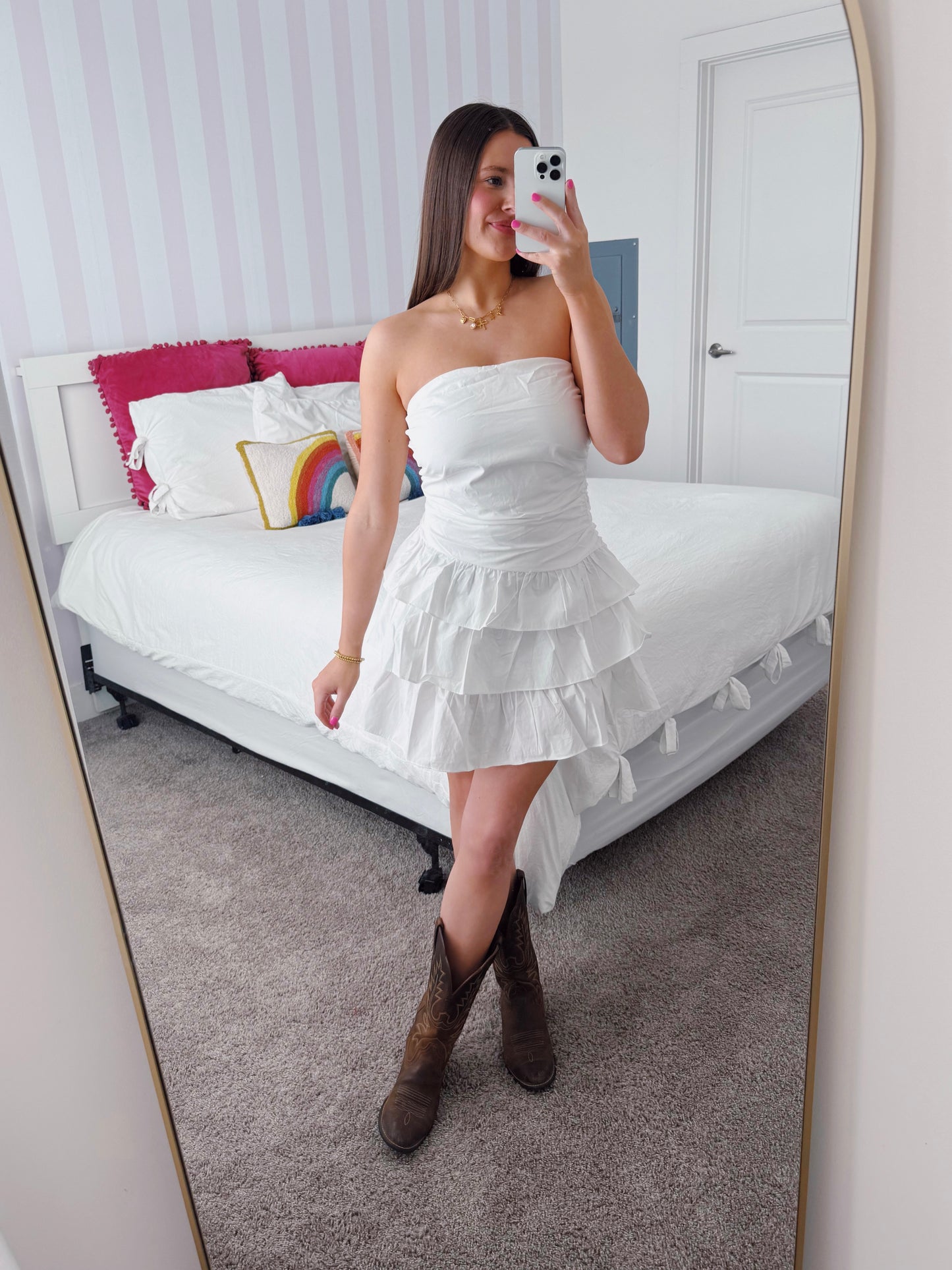 Make Your Mark Ruffle Dress