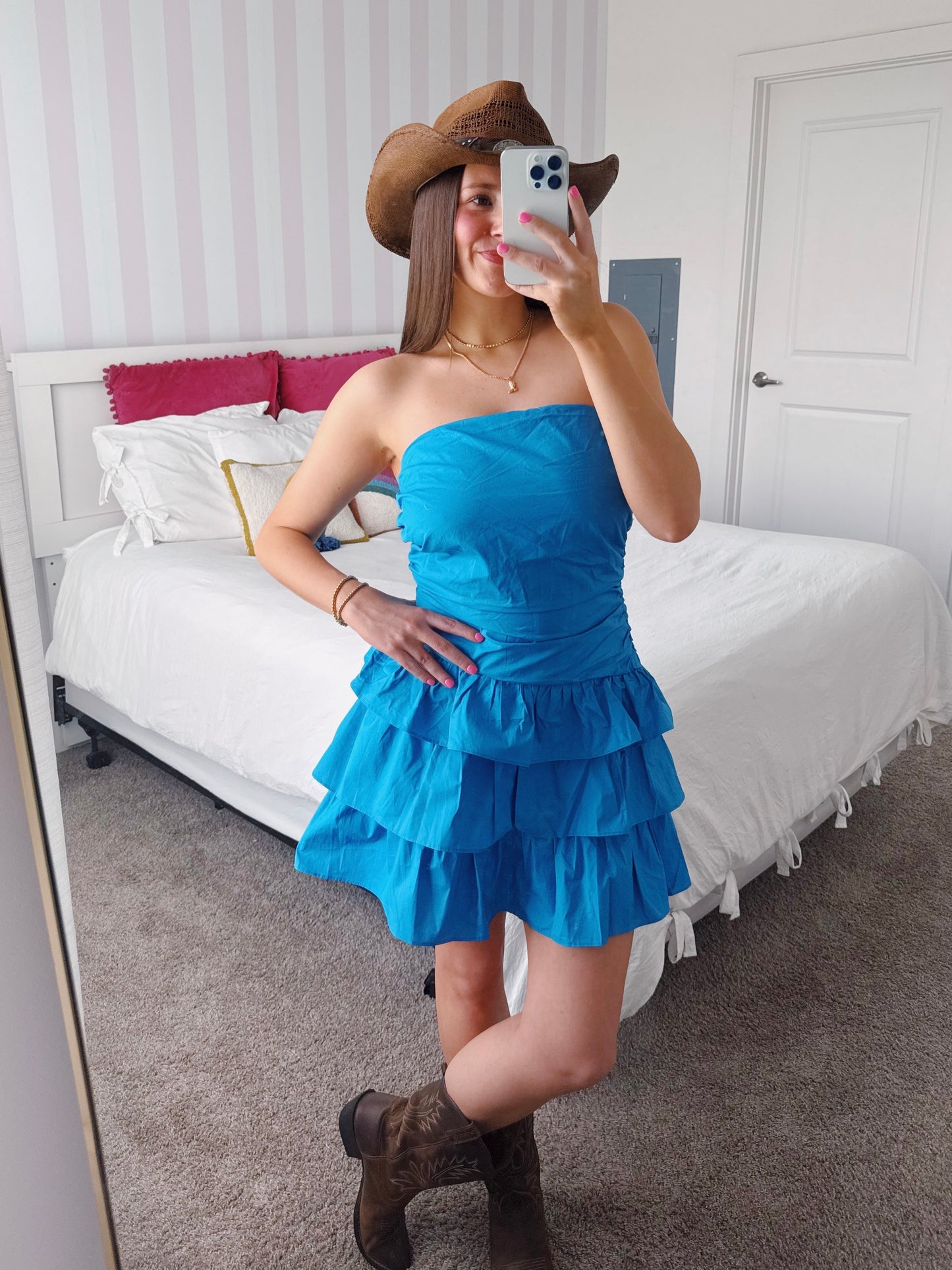 Make Your Mark Ruffle Dress