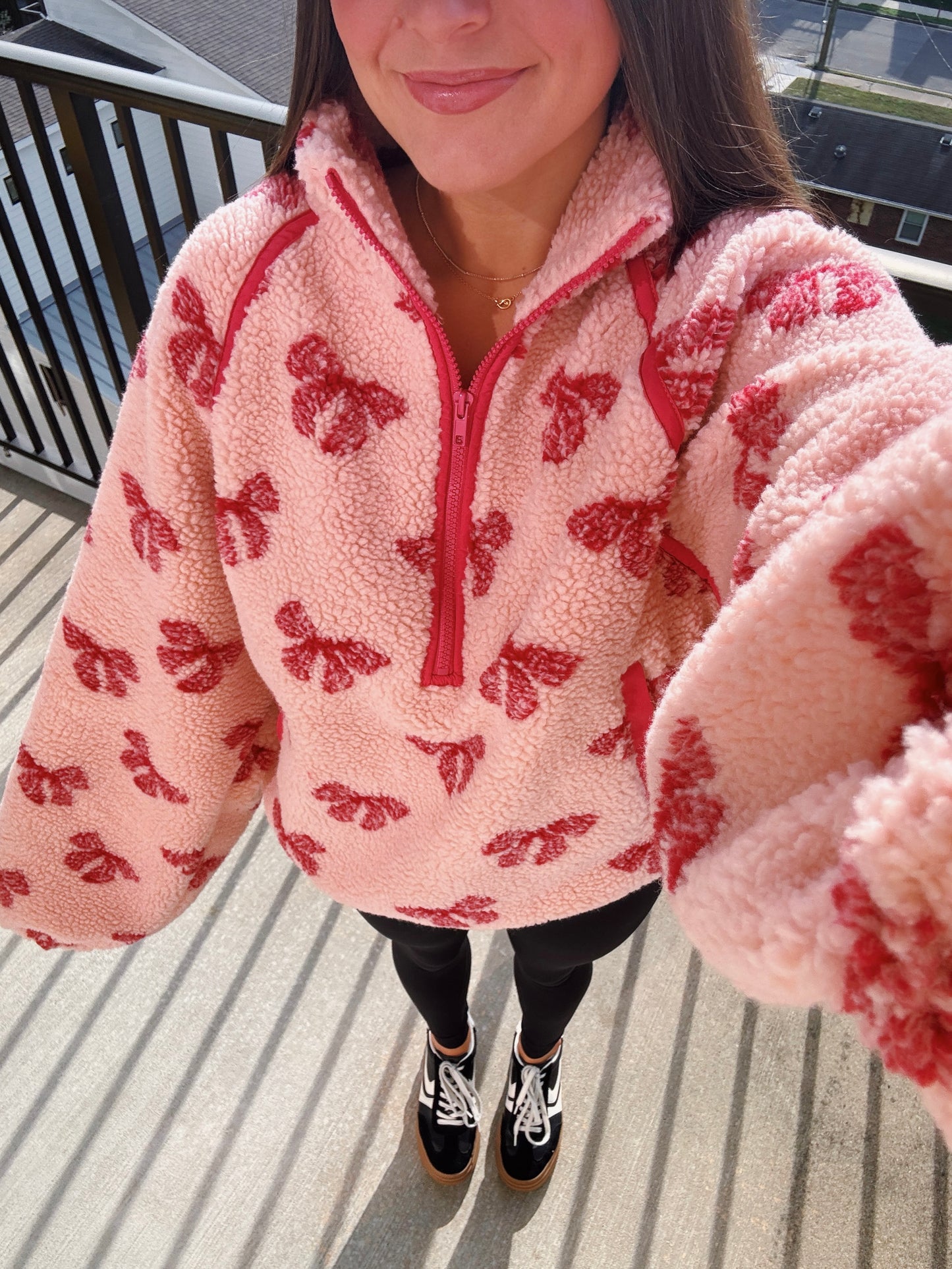 Wrapped in Warmth Fleece Henley Pullover