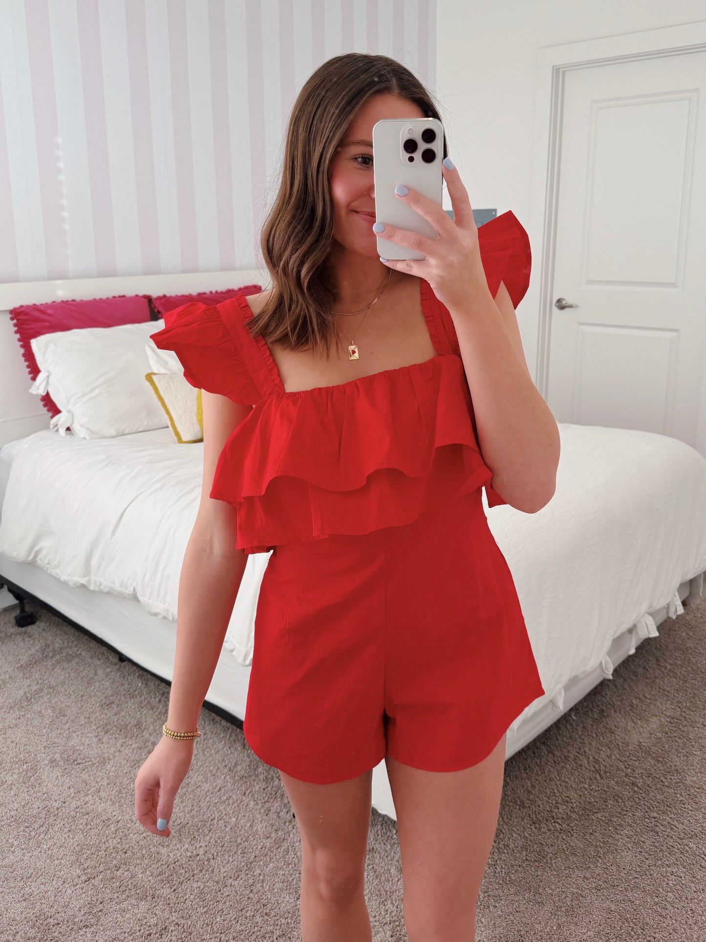 Perfect Picnic Ruffle Romper