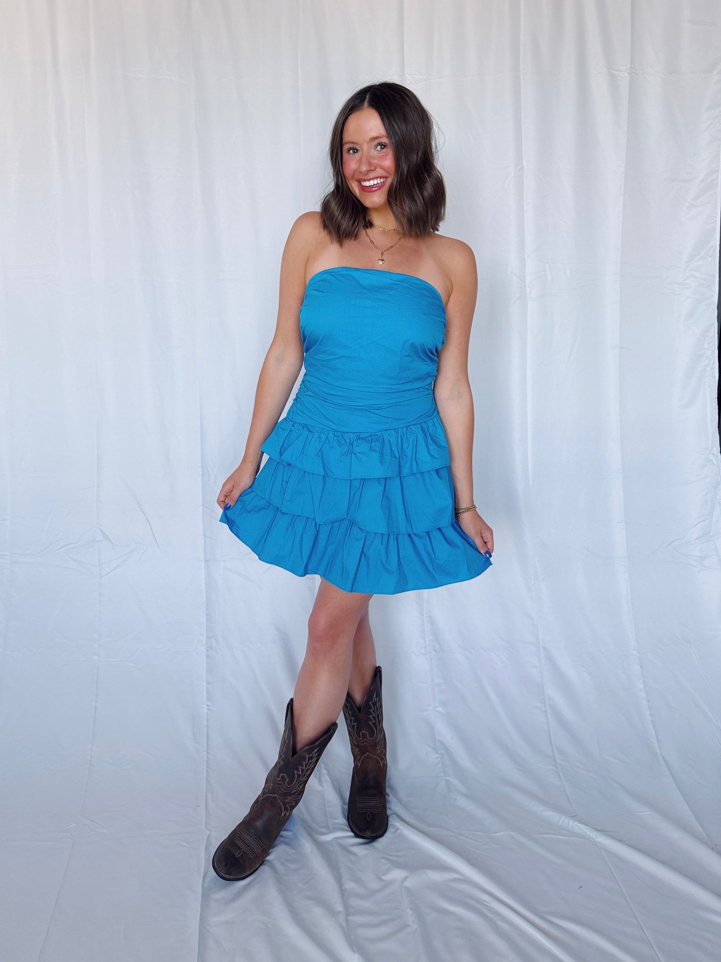 Make Your Mark Ruffle Dress