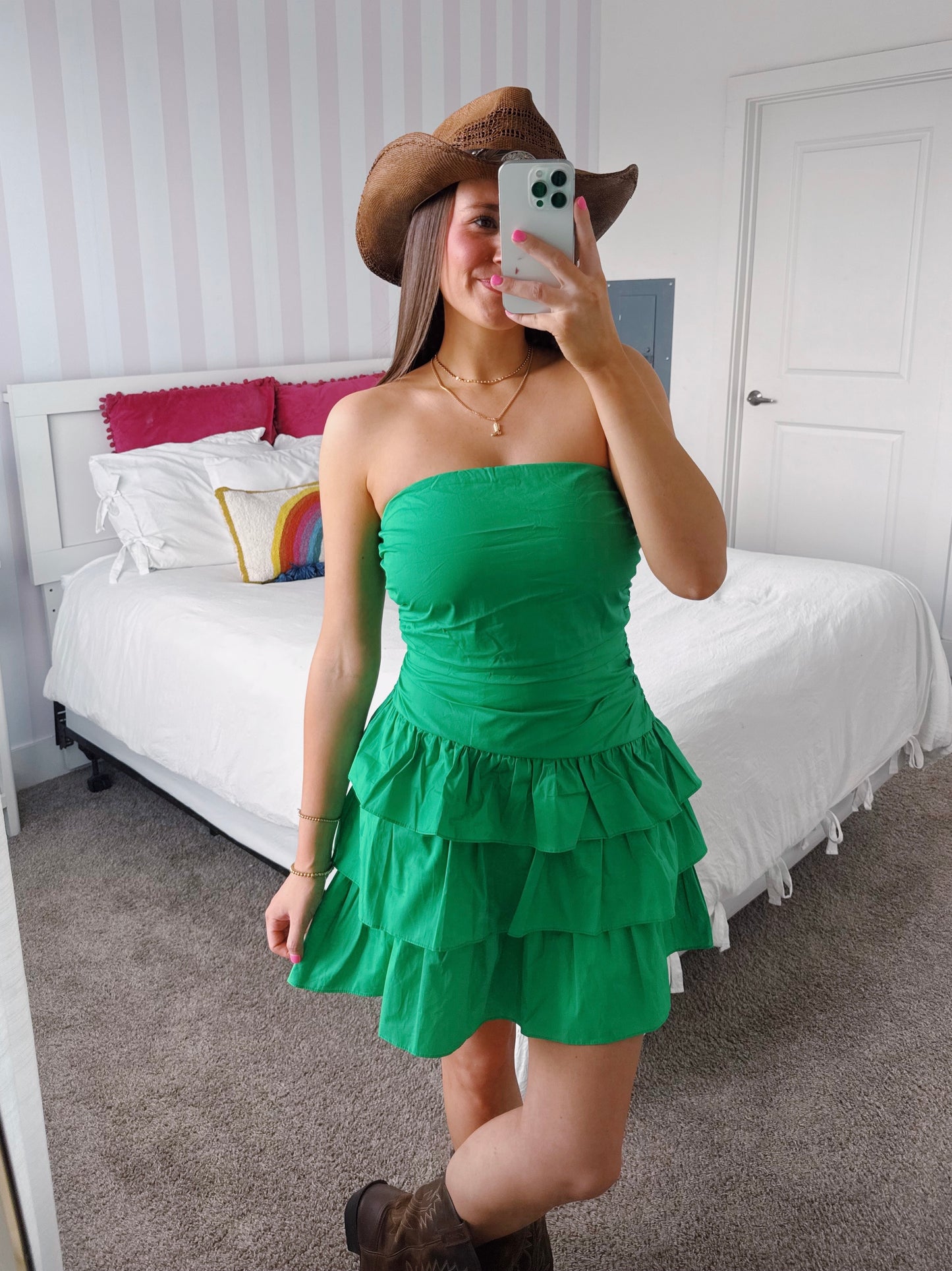 Make Your Mark Ruffle Dress