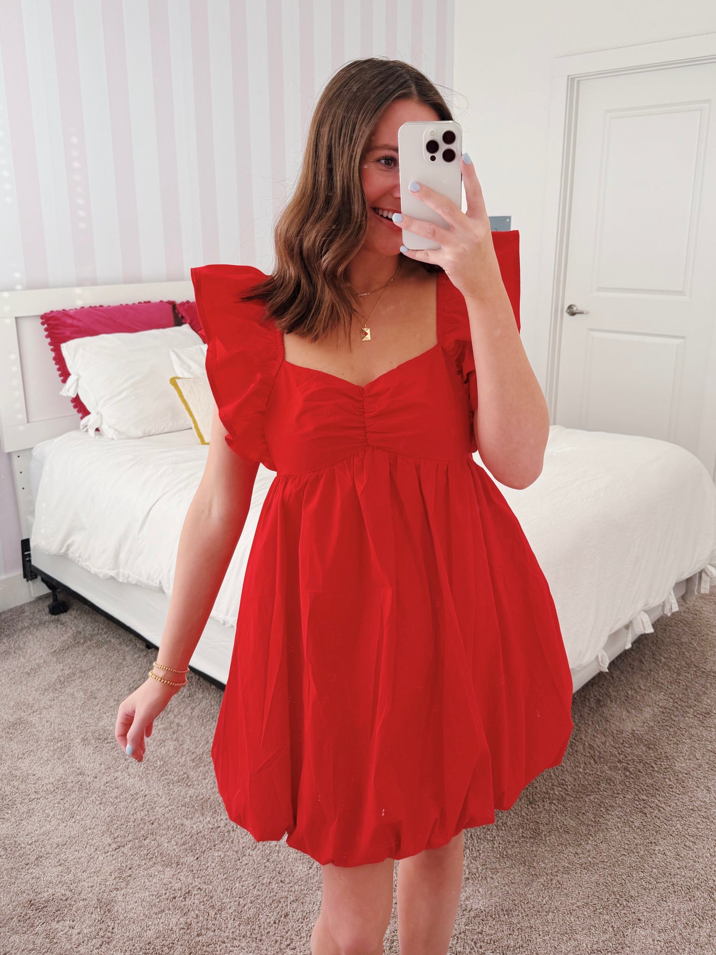 Candy Apple Bubble Dress