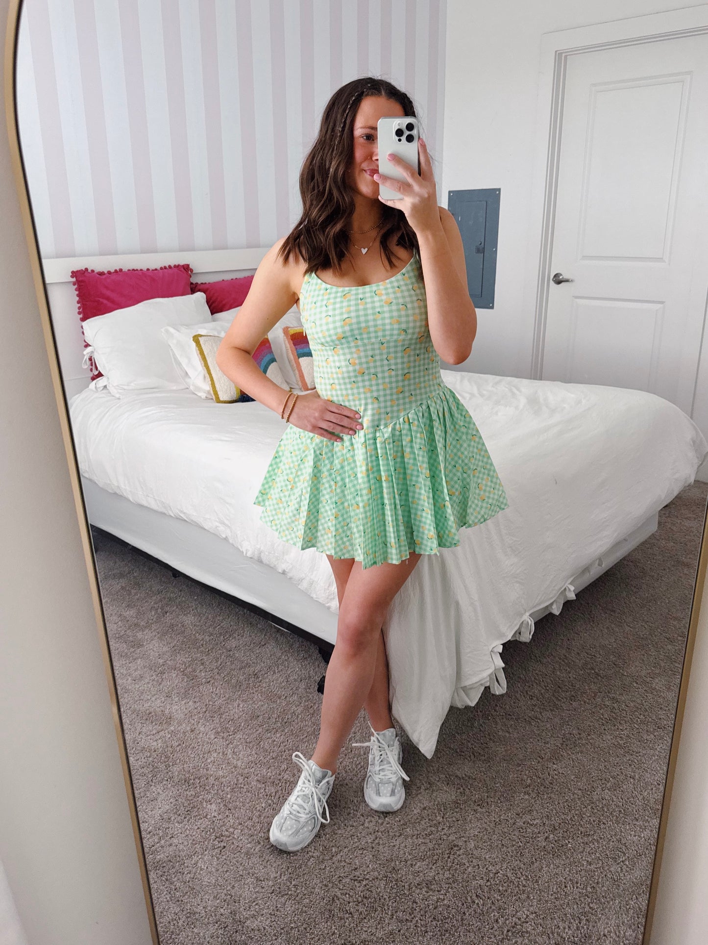 Tutti Frutti Lemon Athletic Romper Dress