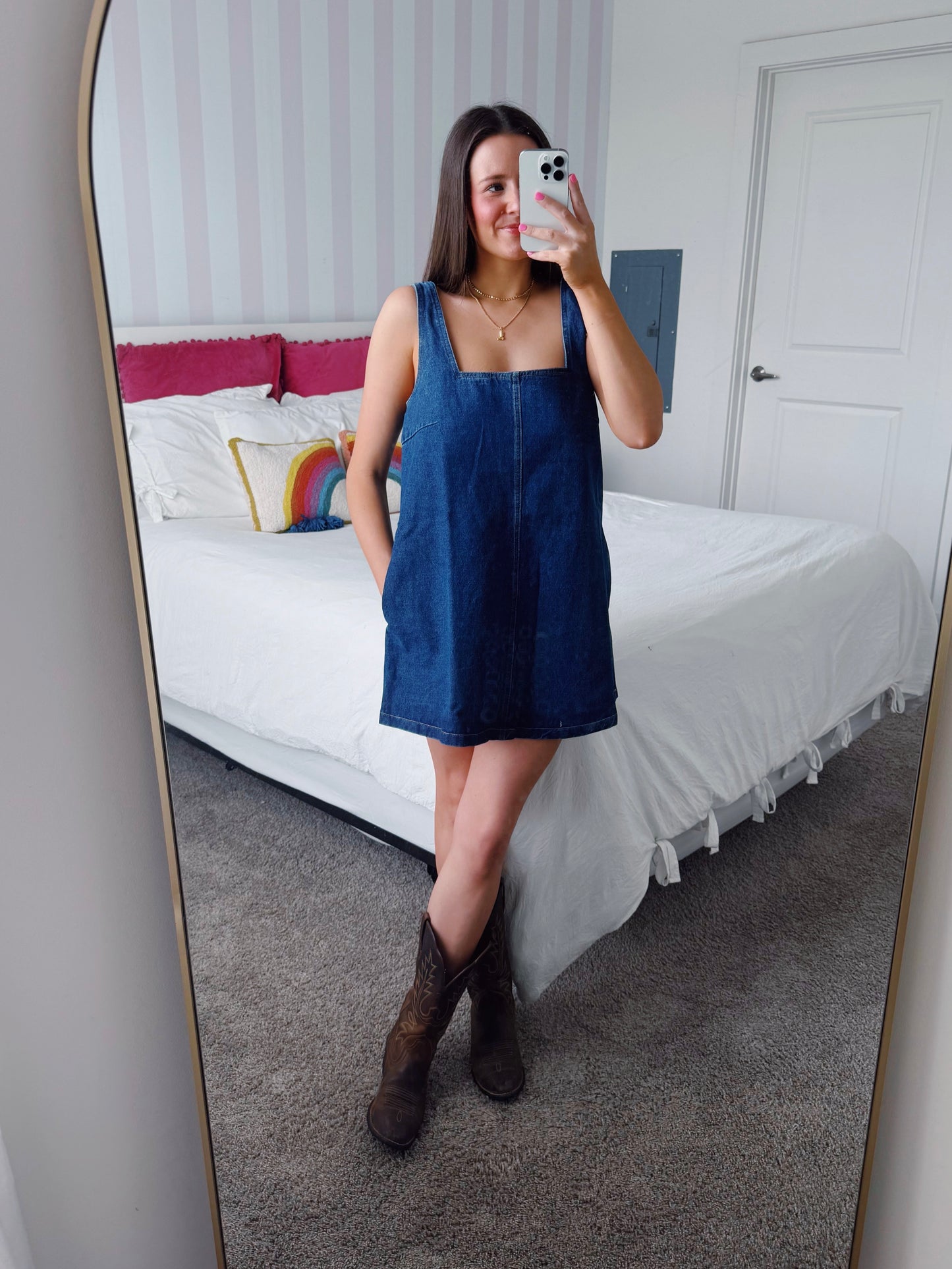 Long Live Cowgirls Denim Dress
