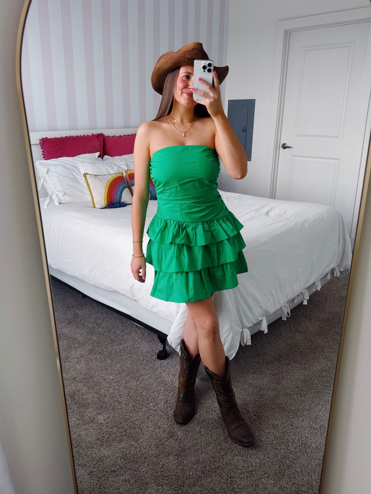 Make Your Mark Ruffle Dress