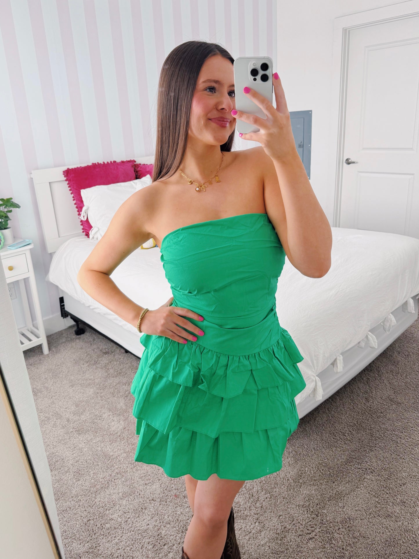 Make Your Mark Ruffle Dress