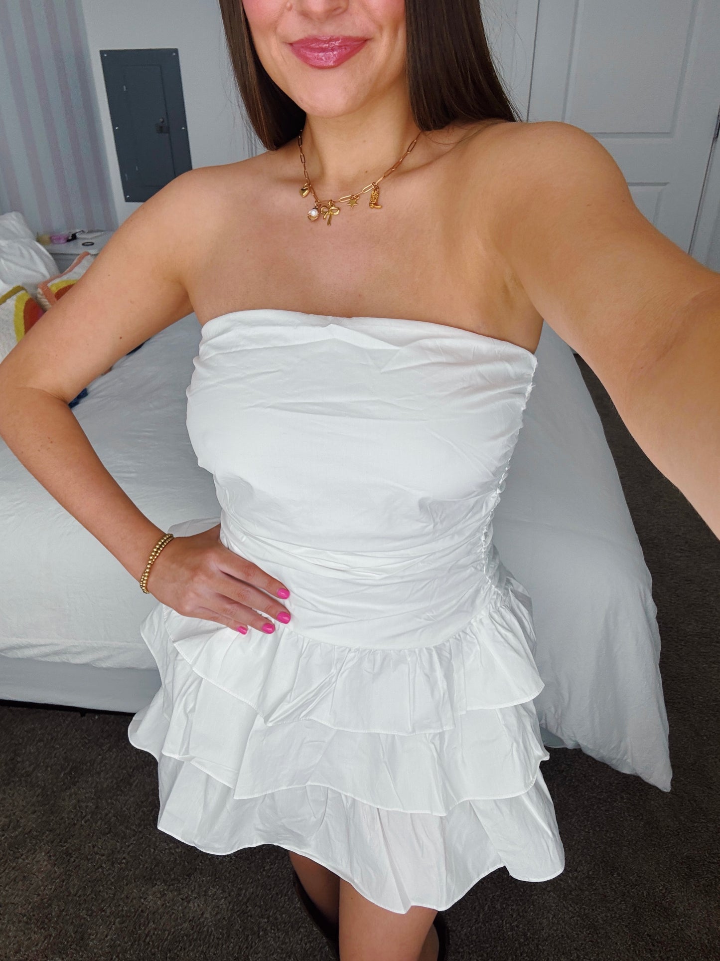 Make Your Mark Ruffle Dress