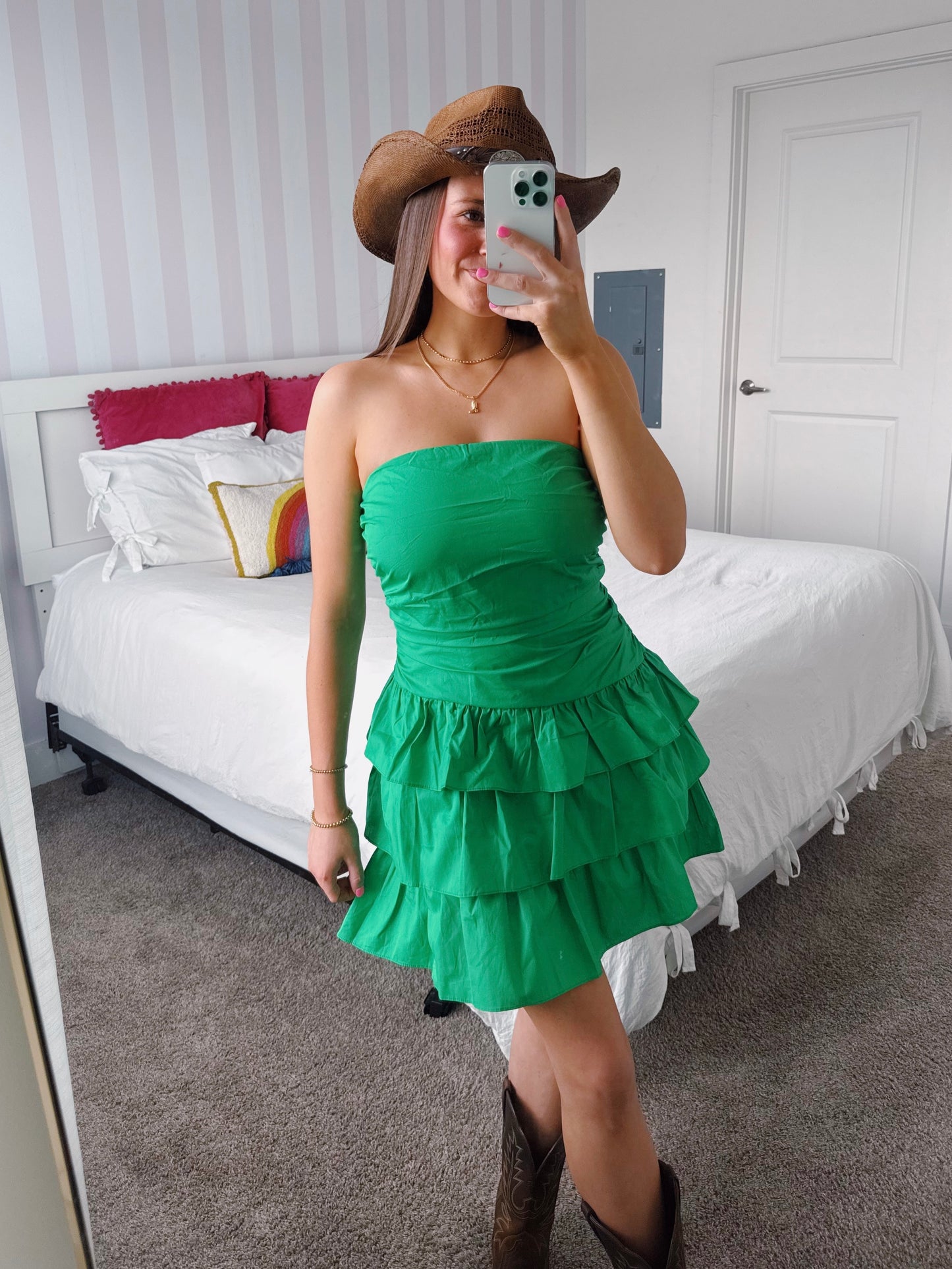 Make Your Mark Ruffle Dress