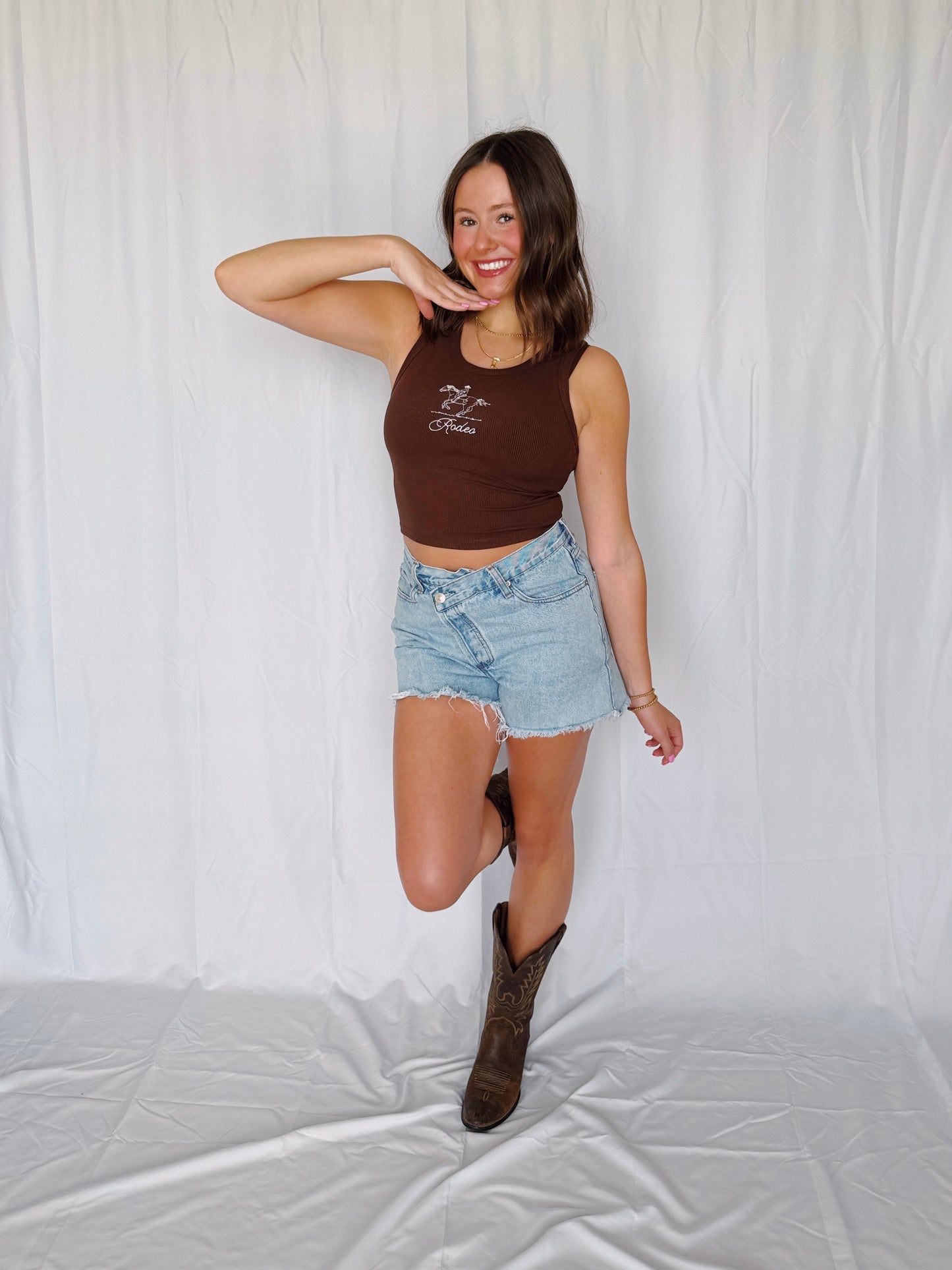 God's Country Embroidered Rodeo Tank