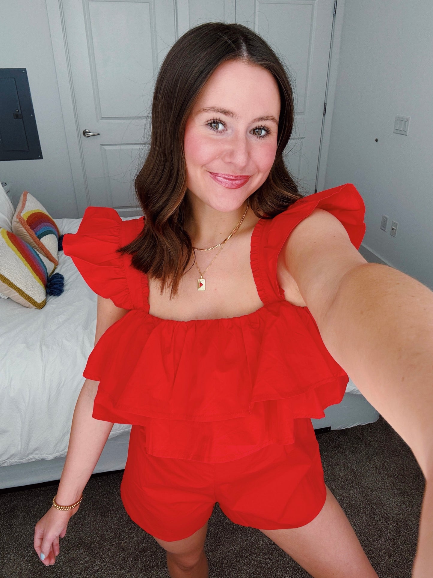 Perfect Picnic Ruffle Romper
