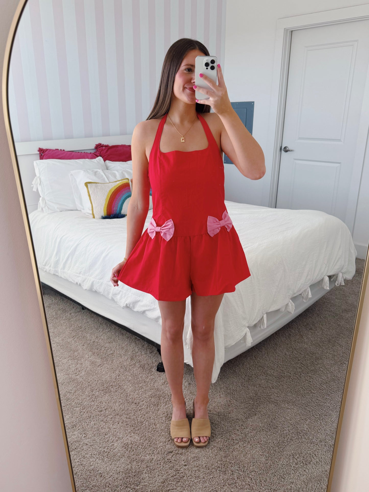Watermelon Sugar Bow Romper