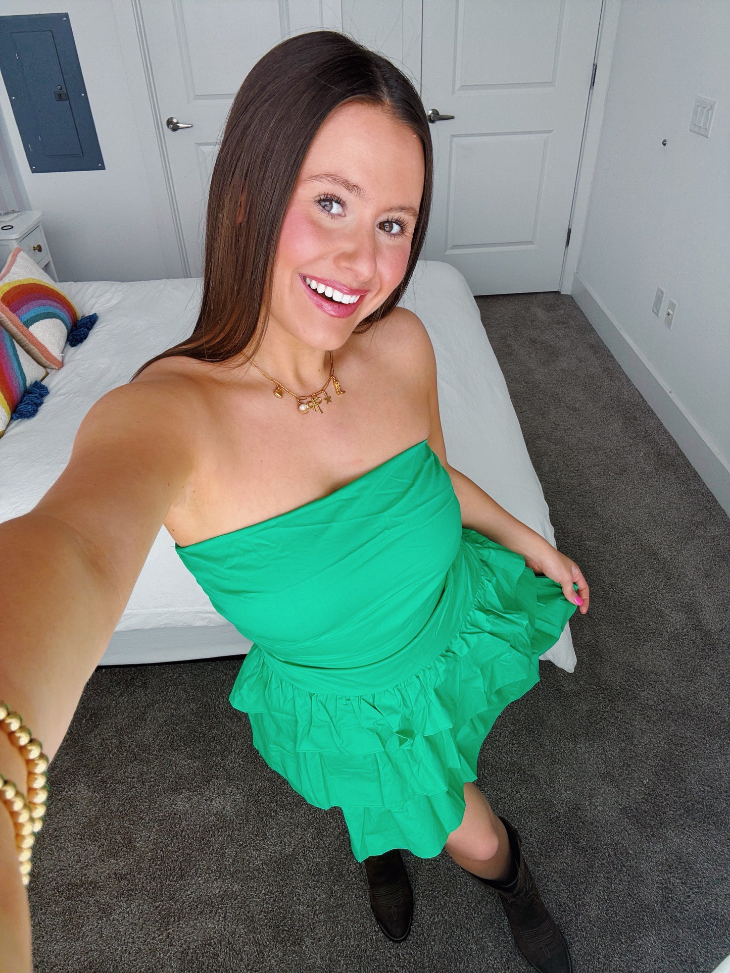 Make Your Mark Ruffle Dress