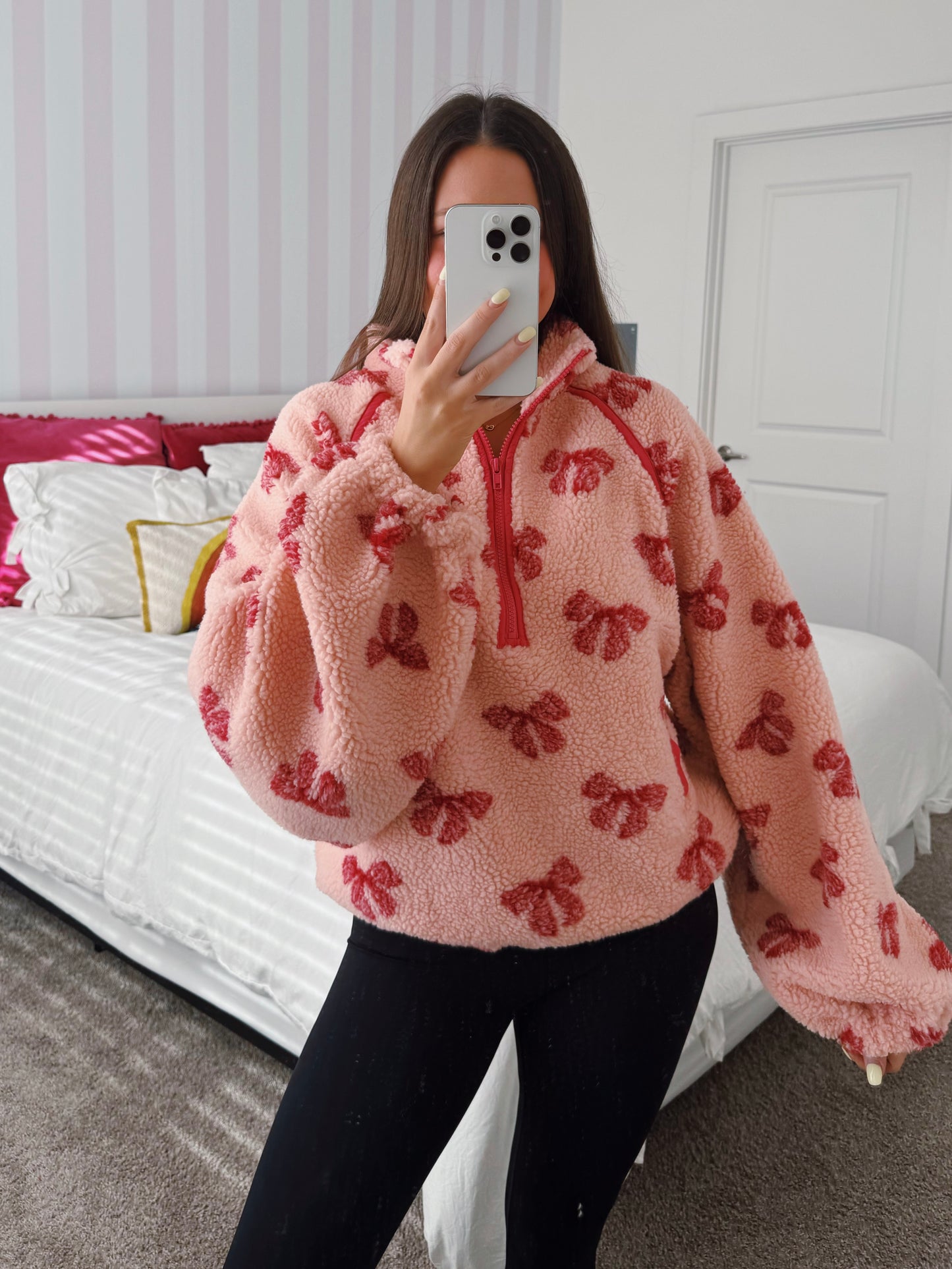 Wrapped in Warmth Fleece Henley Pullover