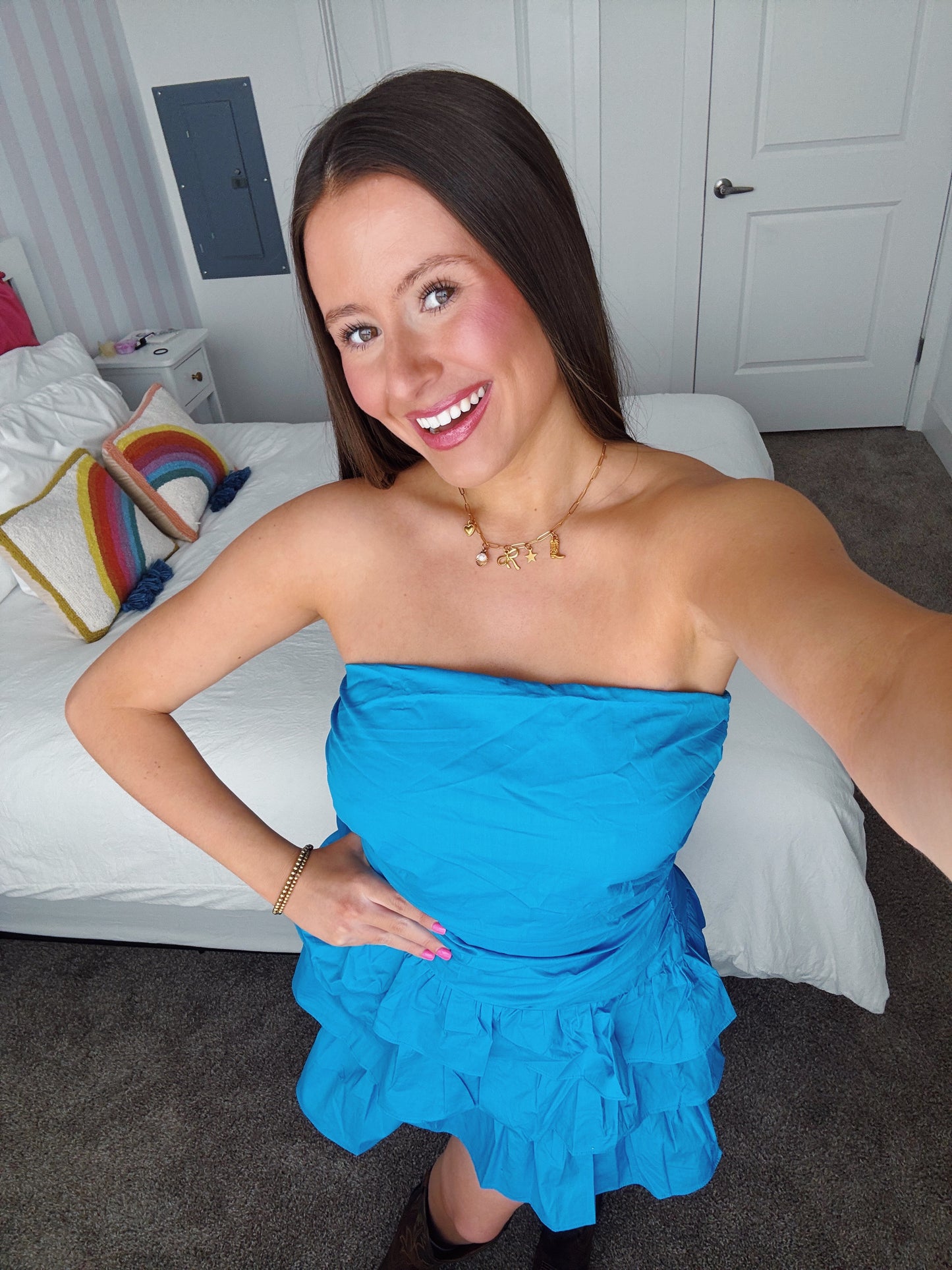 Make Your Mark Ruffle Dress