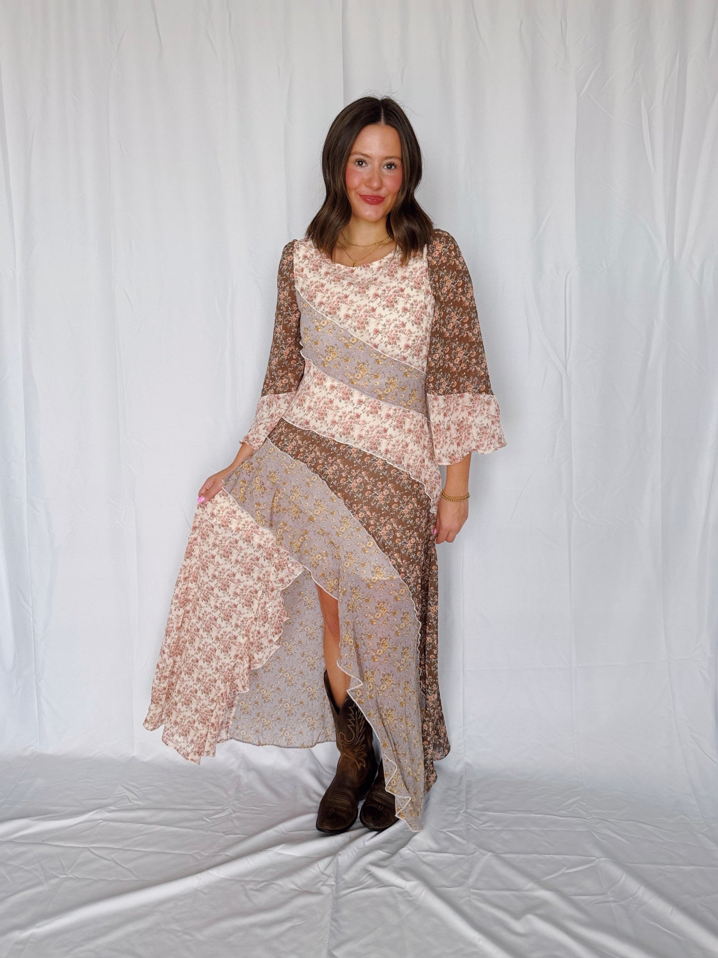 Golden Hour Floral Maxi Dress