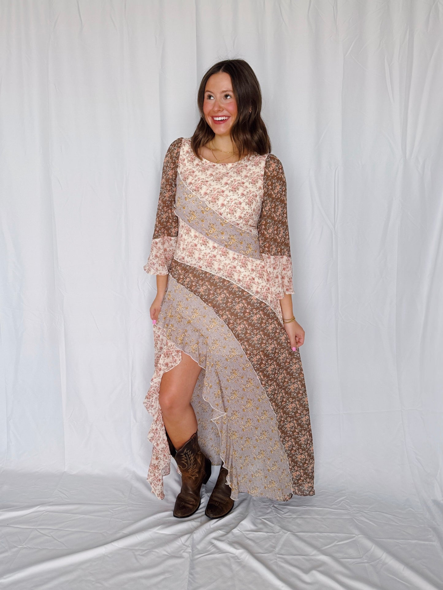 Golden Hour Floral Maxi Dress