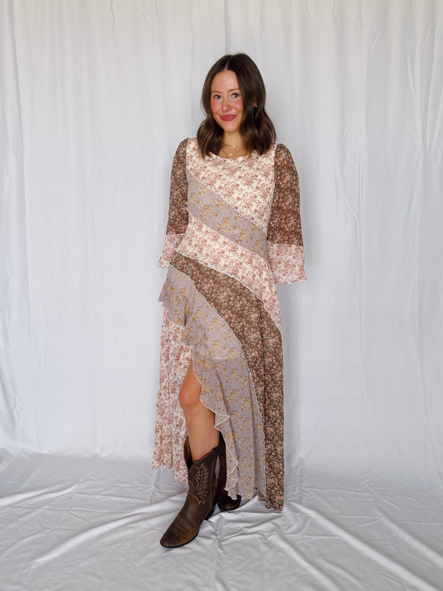 Golden Hour Floral Maxi Dress