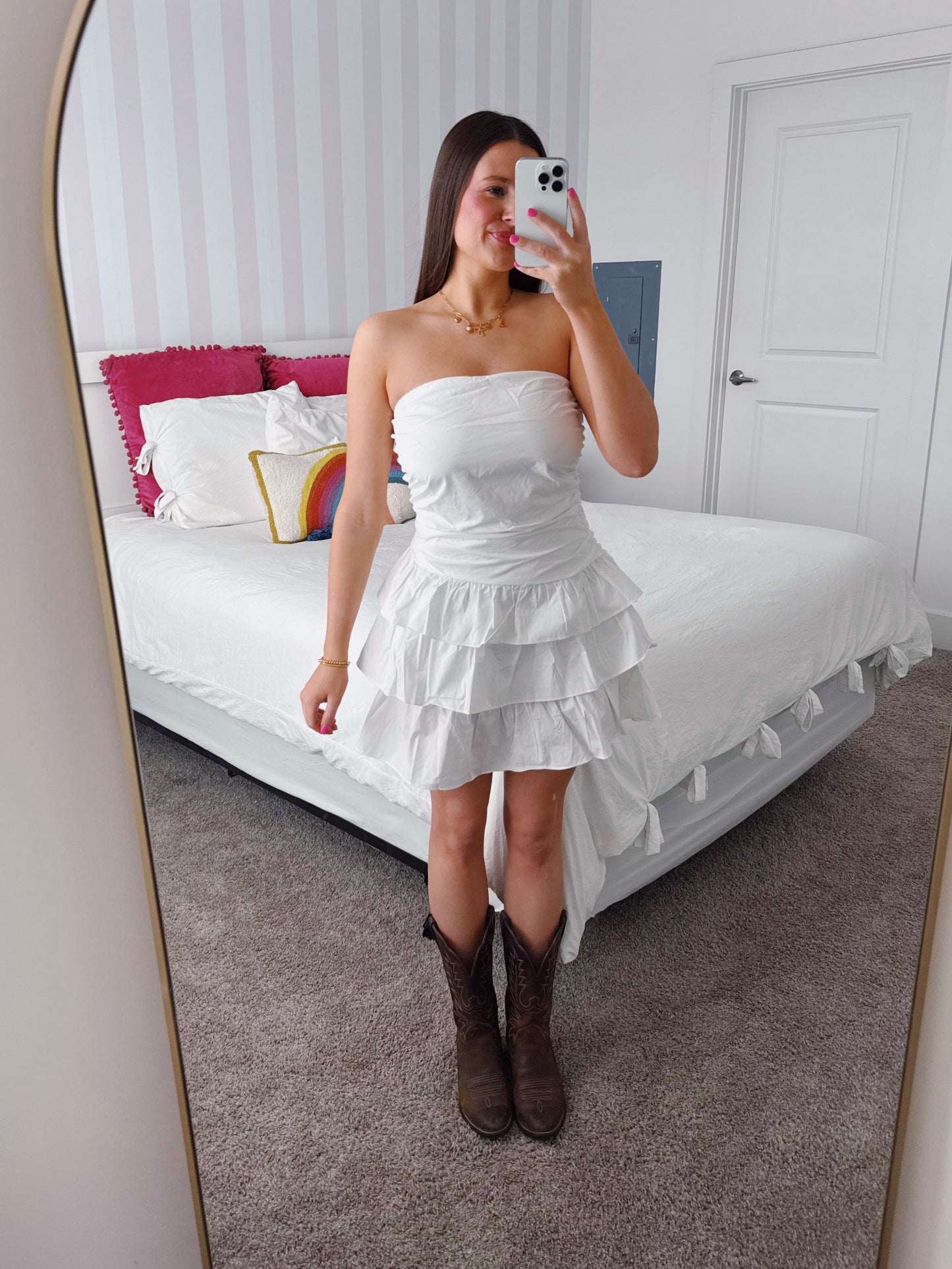 Make Your Mark Ruffle Dress