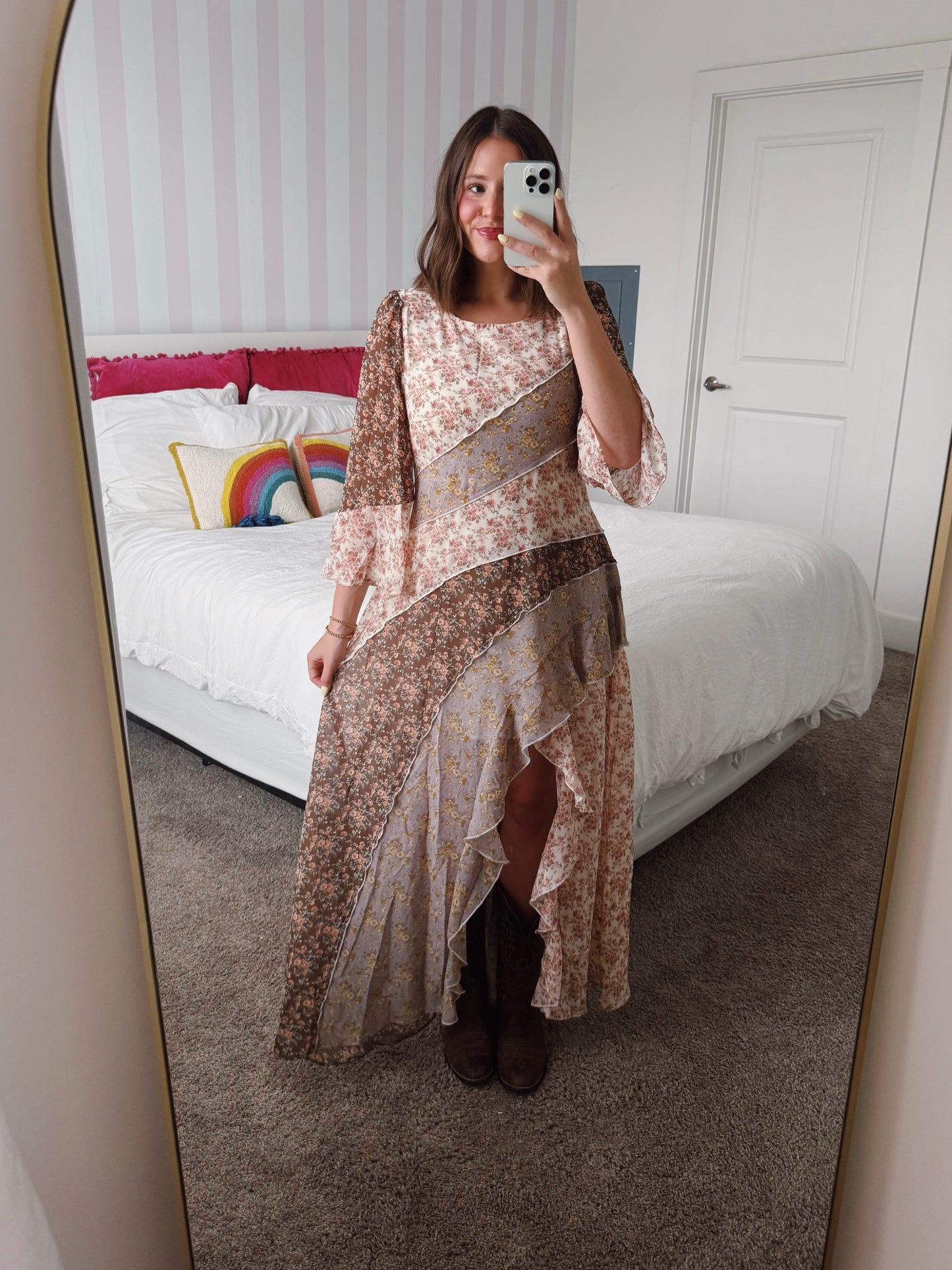 Golden Hour Floral Maxi Dress